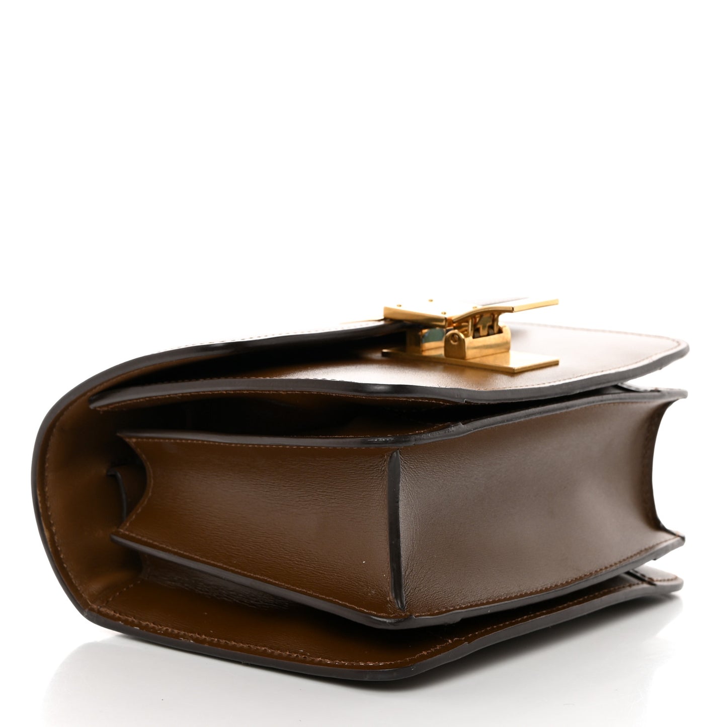 Smooth Calfskin Small Classic Box Flap Bag Camel