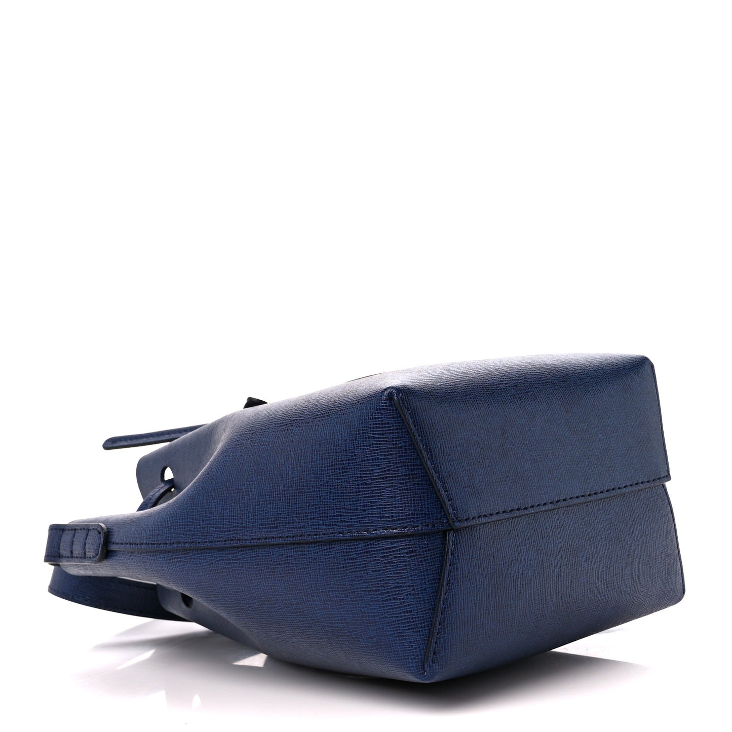 Saffiano Mini Bucket Bag Blue