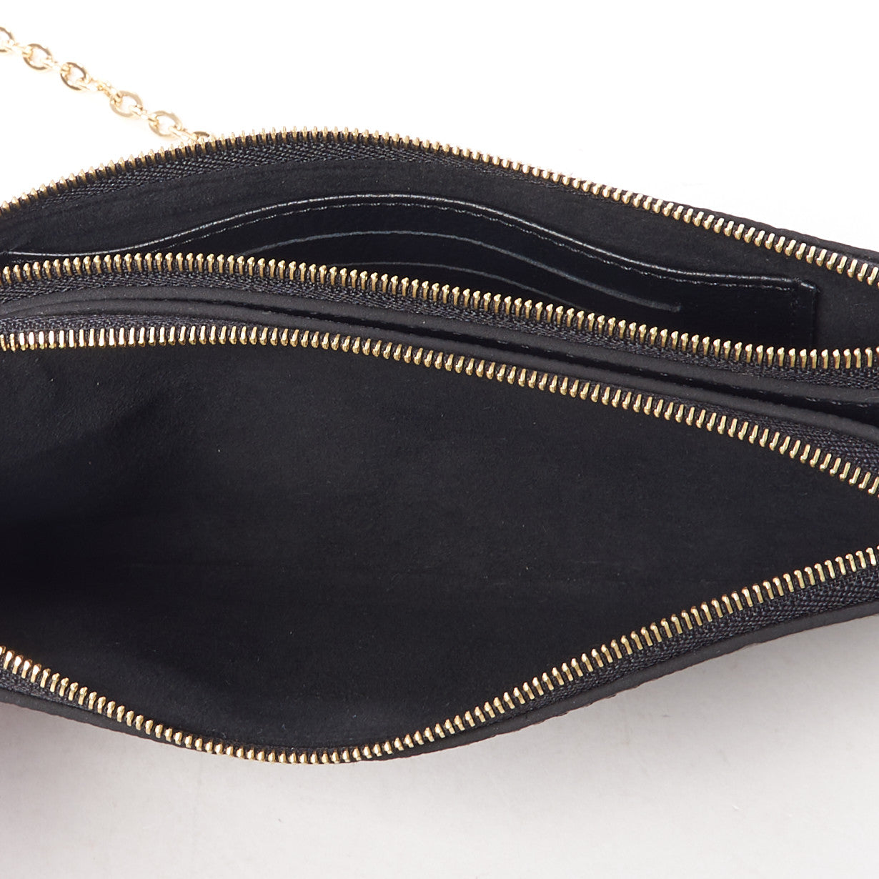 Empreinte Double Zip Pochette Black