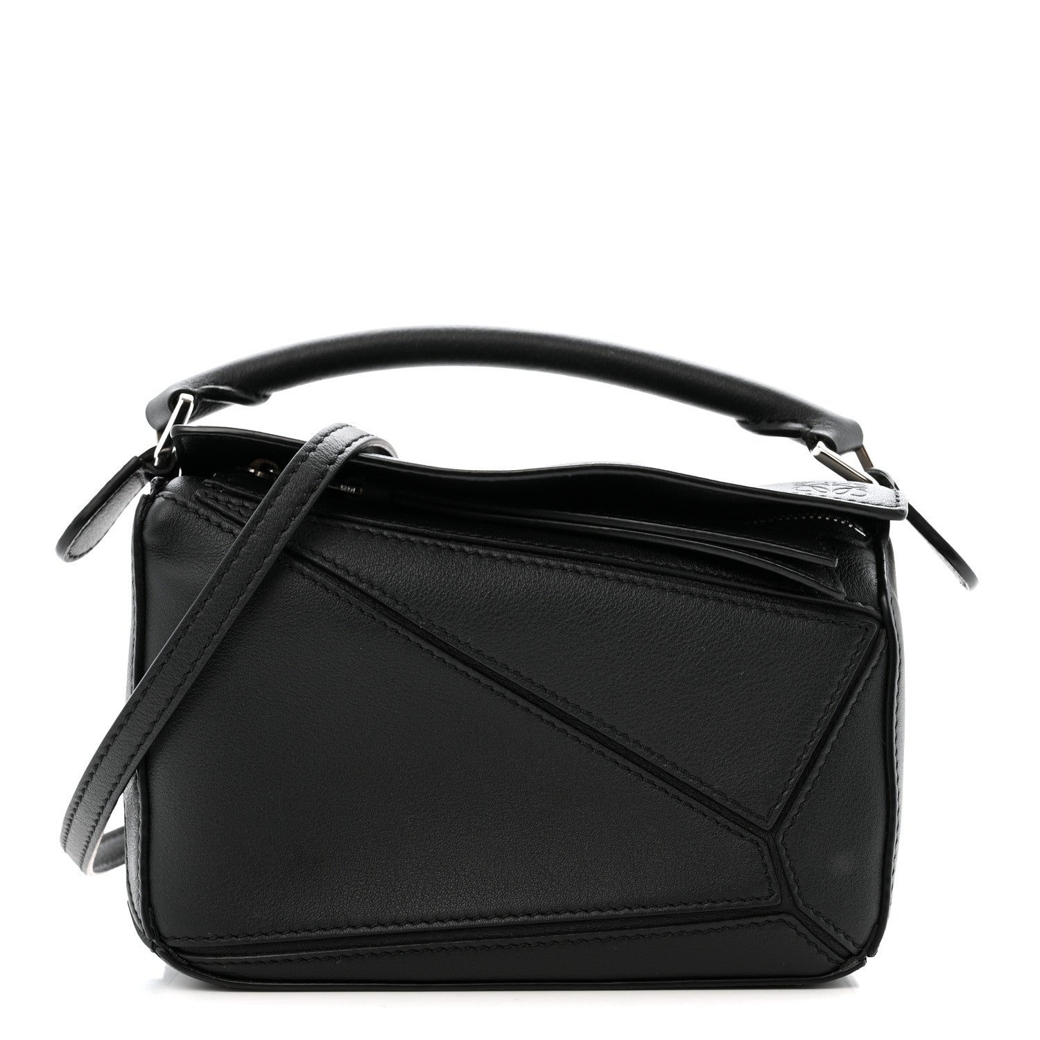 Loewe Calfskin Mini Puzzle Bag Black 1856709 – FASHIONPHILE