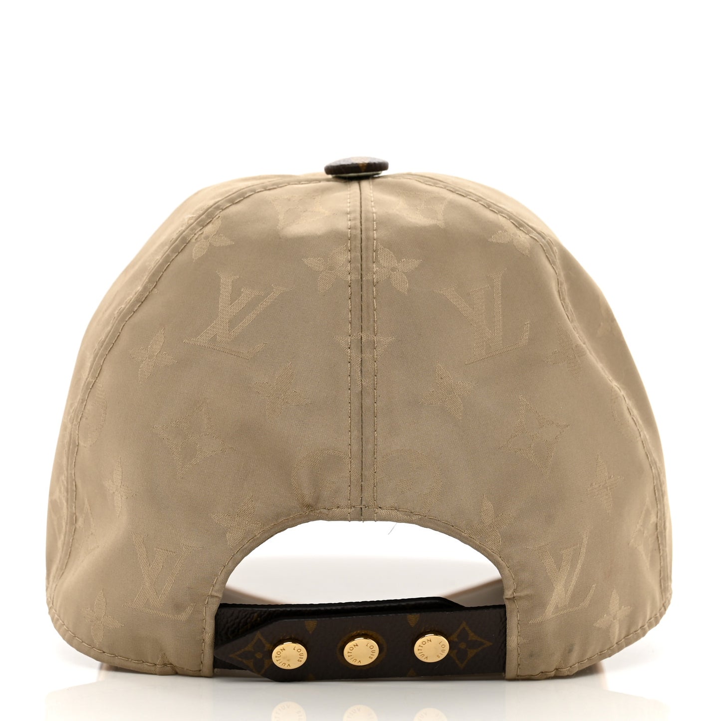 Monogram Polyester Silk LV Get Ready Cap Beige