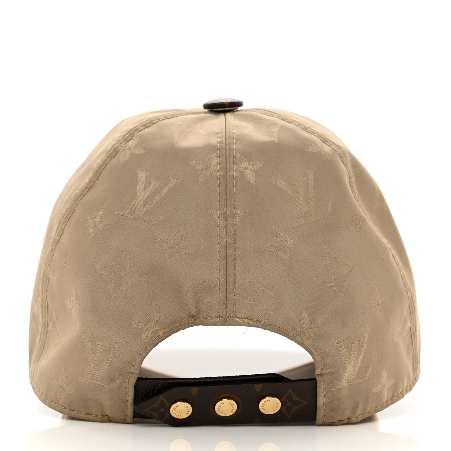 Louis Vuitton Monogram Polyester Silk LV Get Ready Cap Beige 5 of 9
