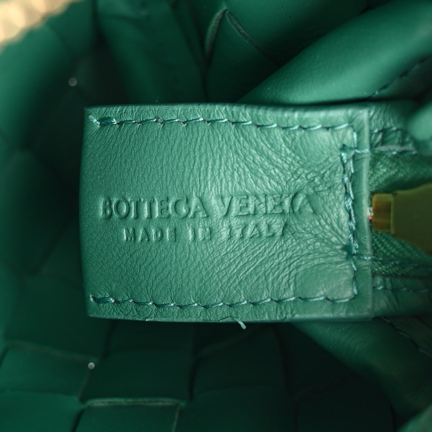 Nappa Intrecciato Candy Loop Camera Bag Mermaid