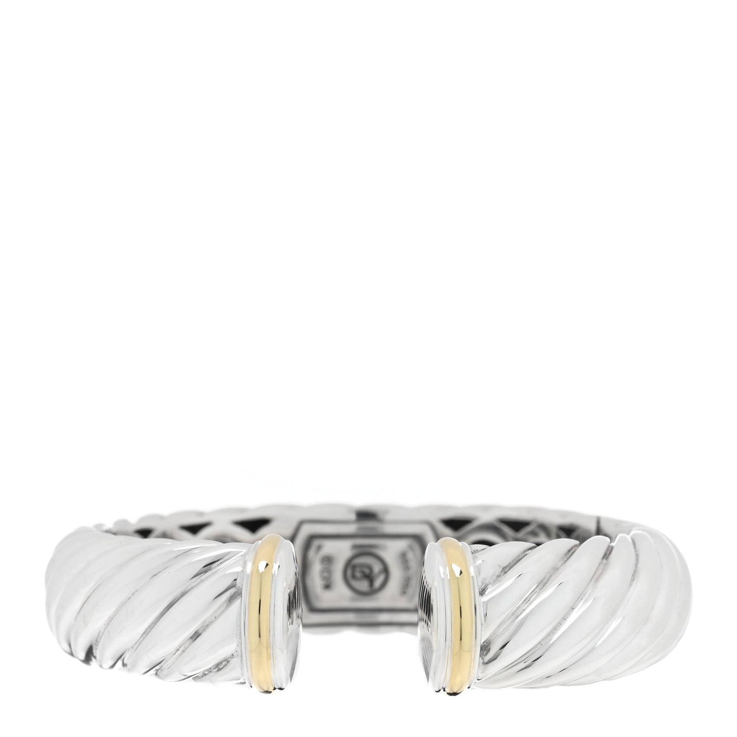 DAVID YURMAN Sterling Silver 18K Yellow Gold 15mm Waverly Bracelet