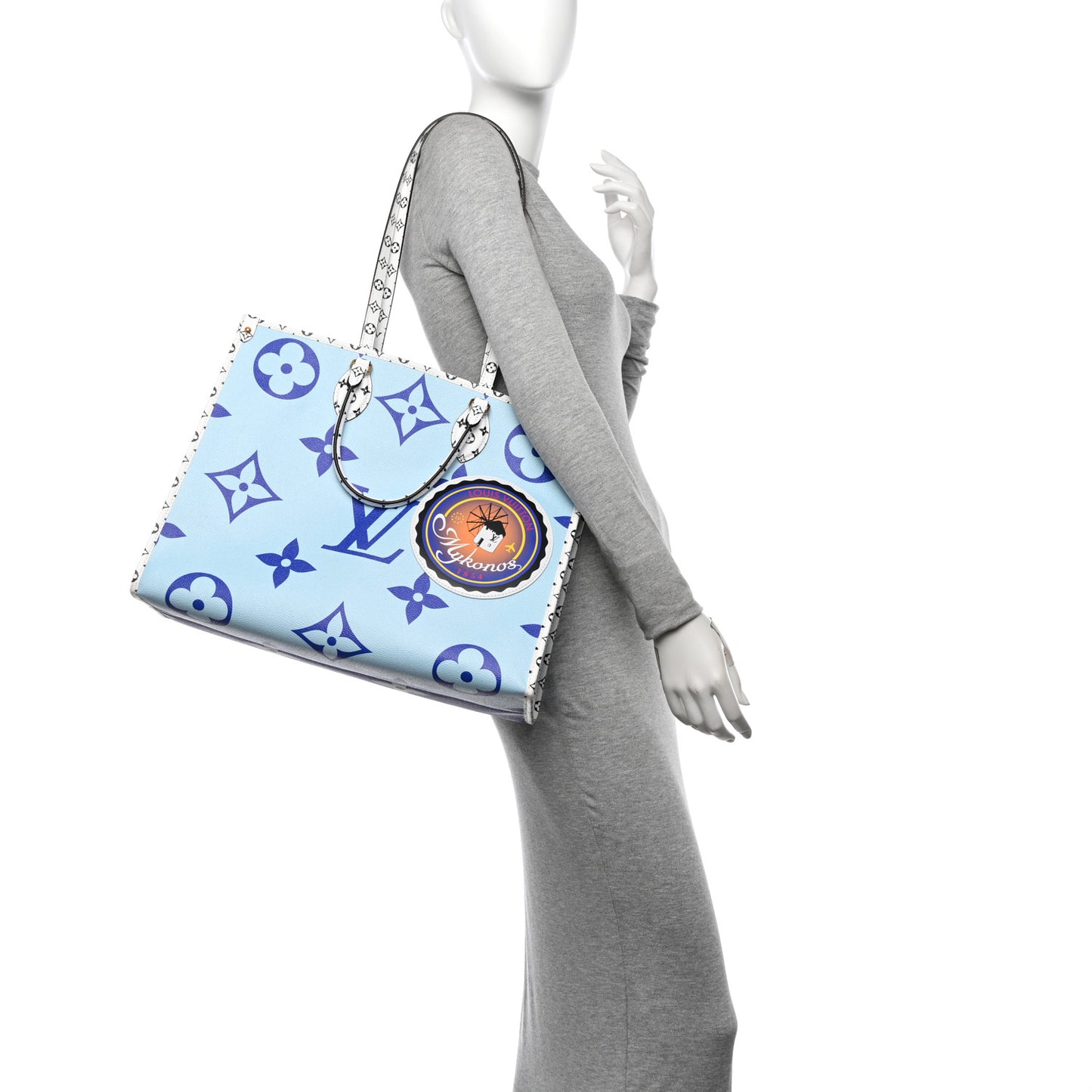 Monogram Giant Mykonos Onthego Blue