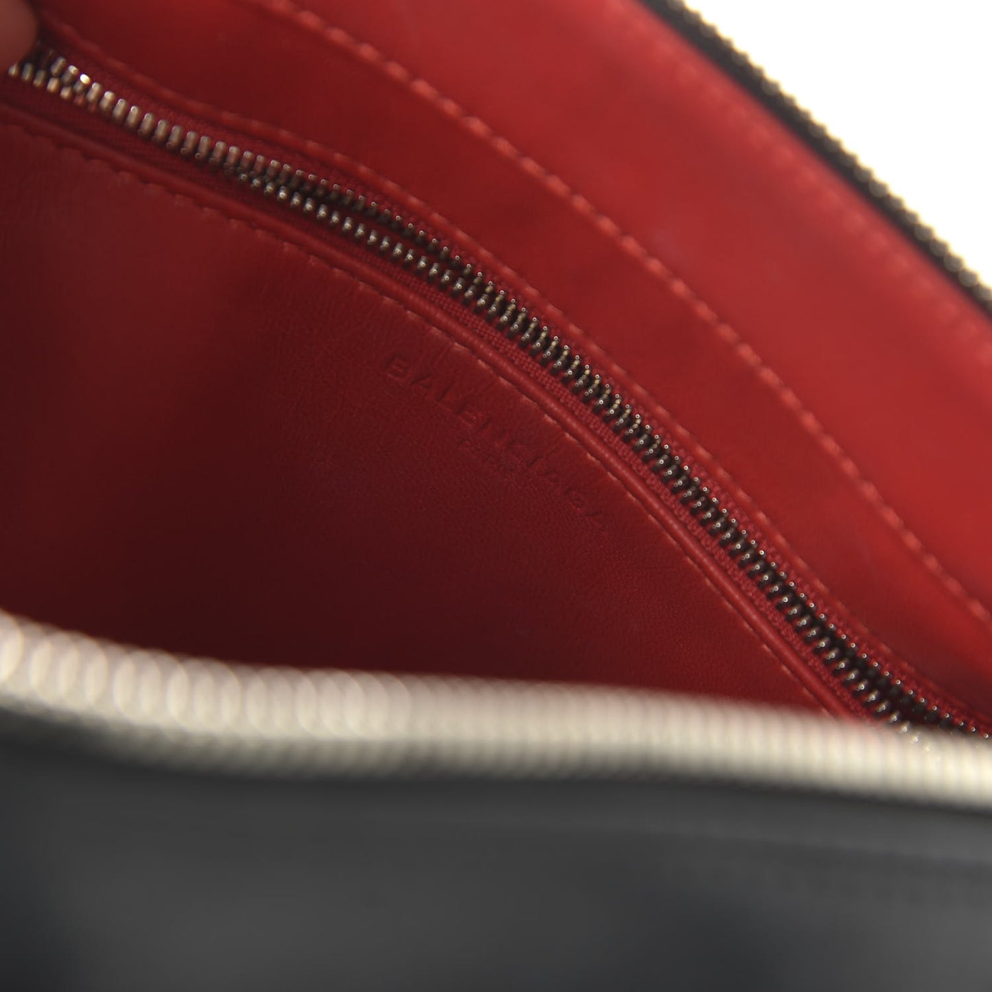 Calfskin S Triangle Duffle Black