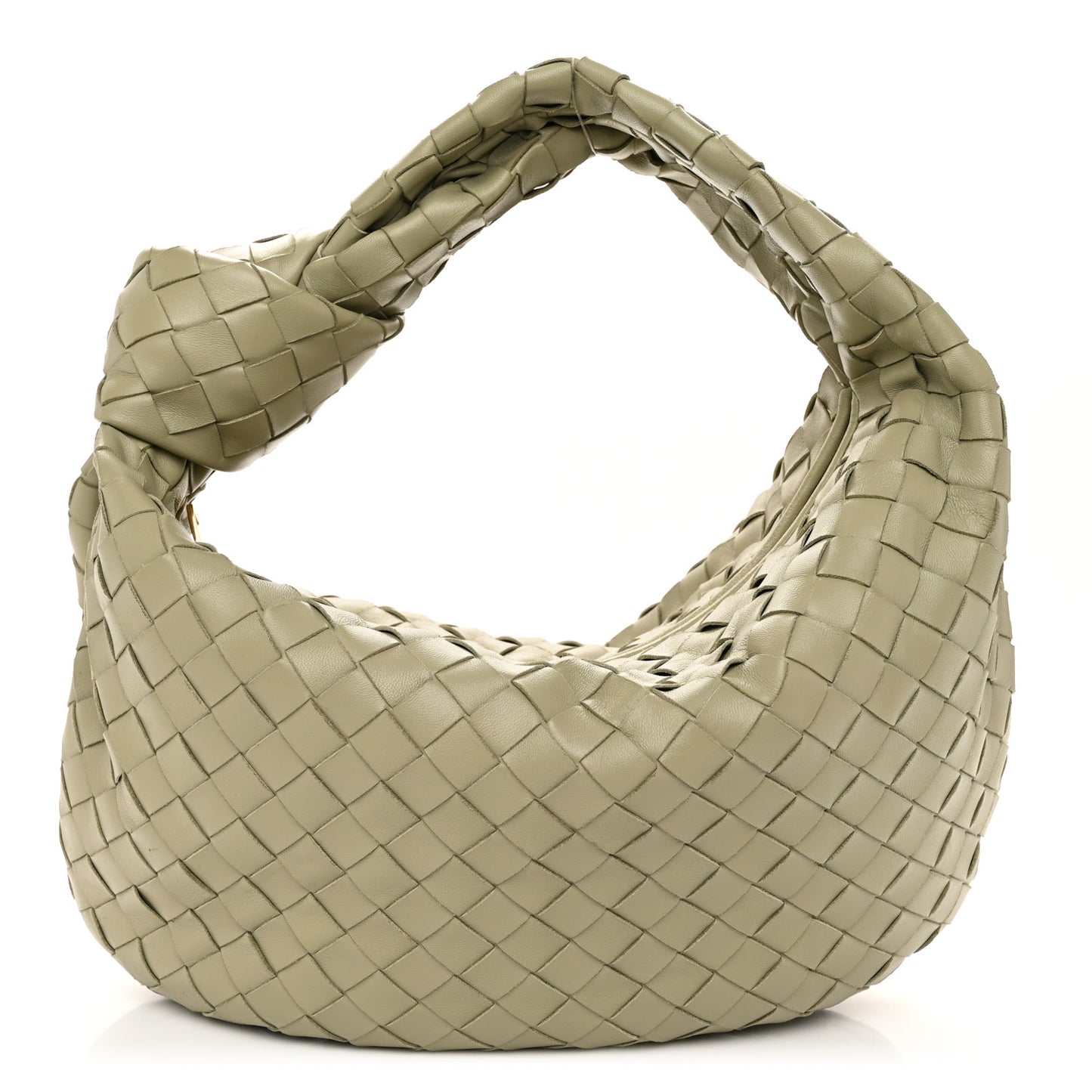 Nappa Intrecciato Teen Jodie Hobo Travertine