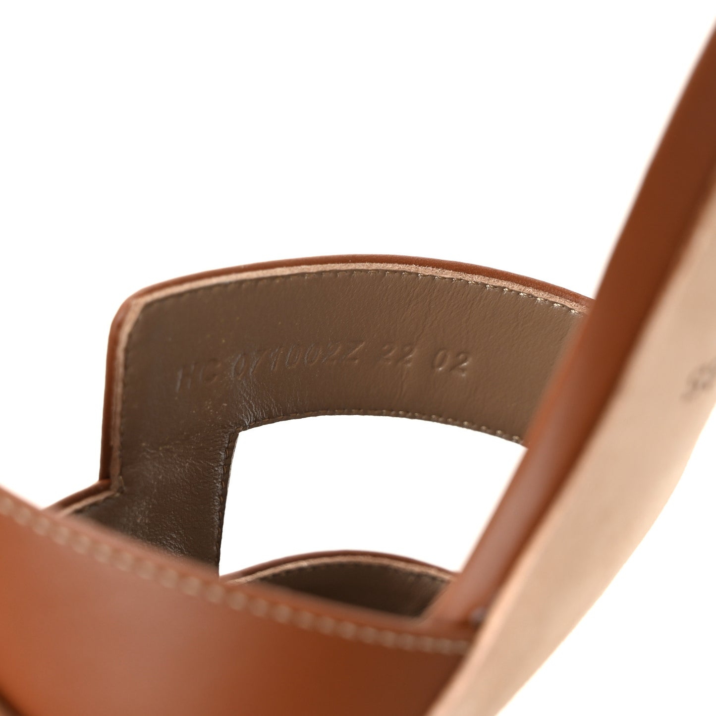 Calfskin Oasis Sandals 41.5 Gold