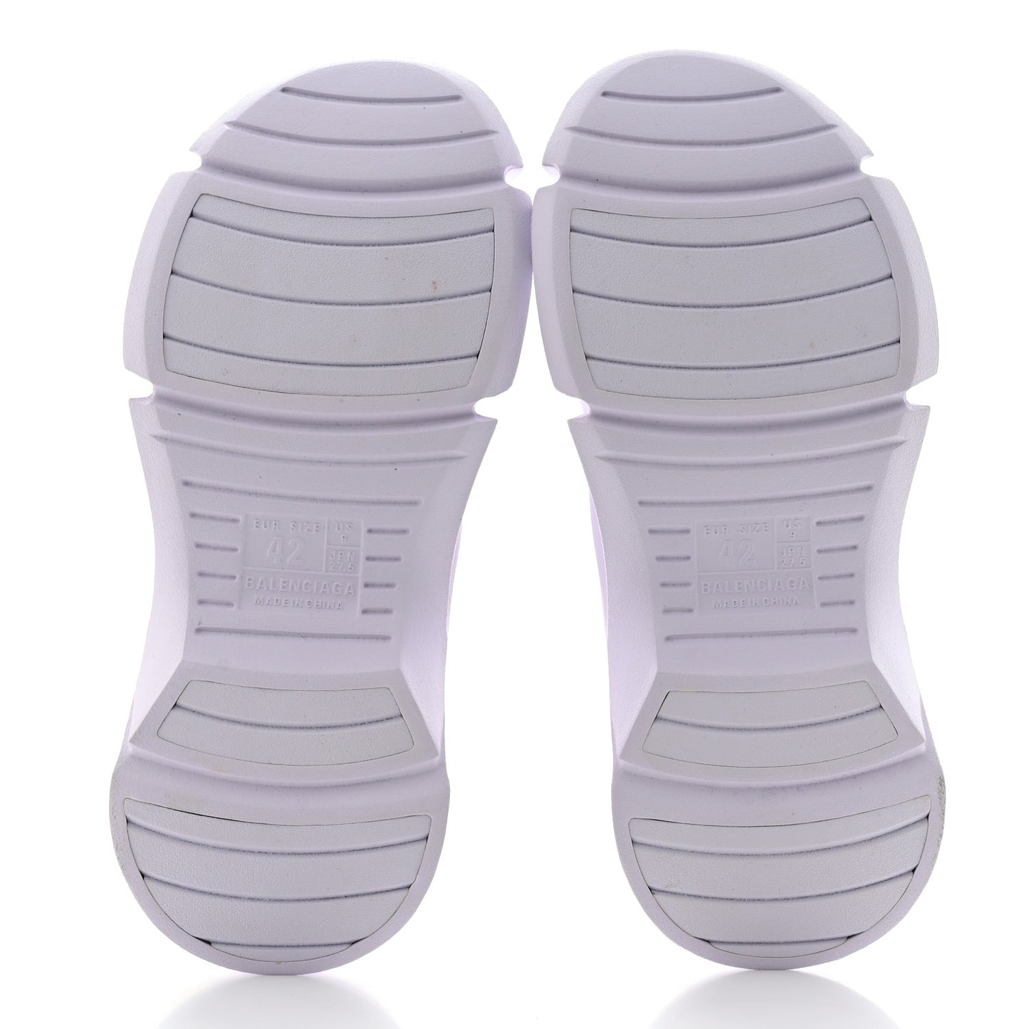 Rubber Mens Mold Slide Sandals 42 Lilac