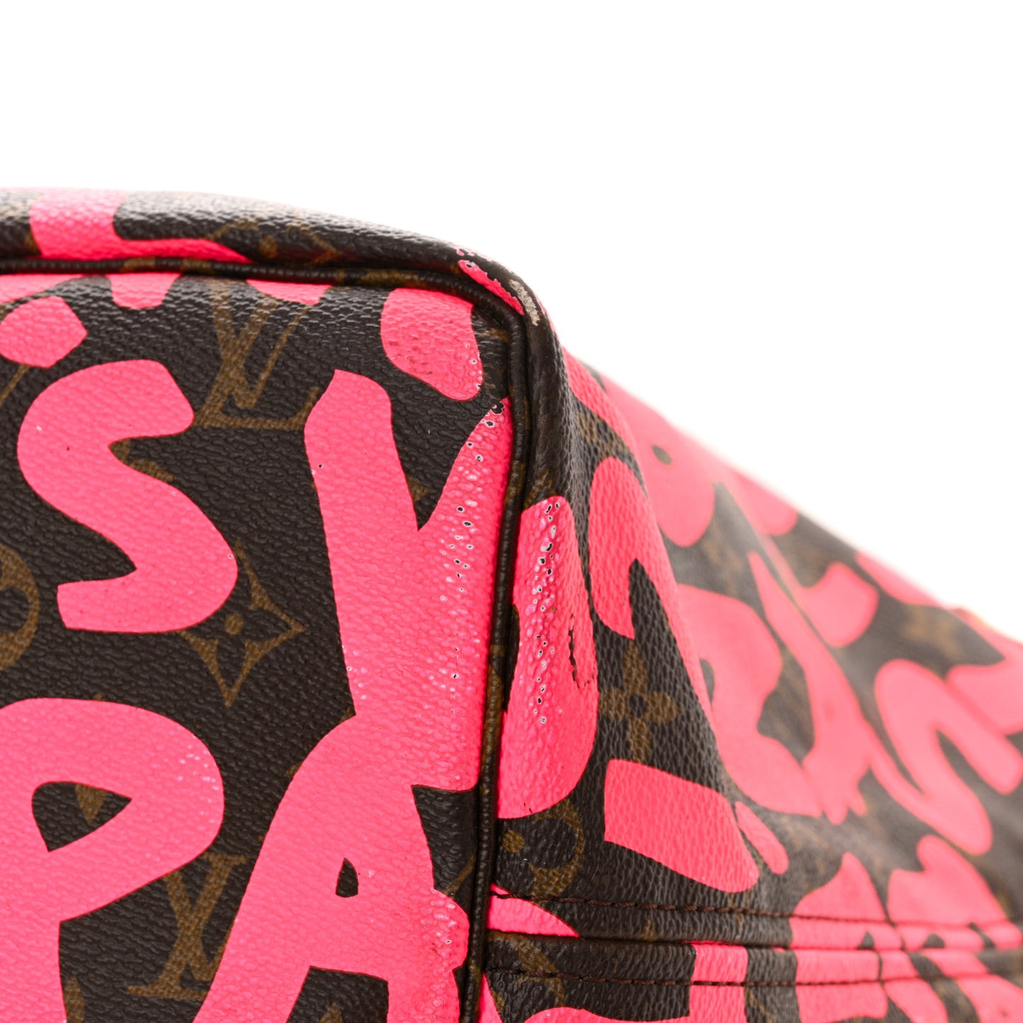 Monogram Graffiti Neverfull GM Fuchsia