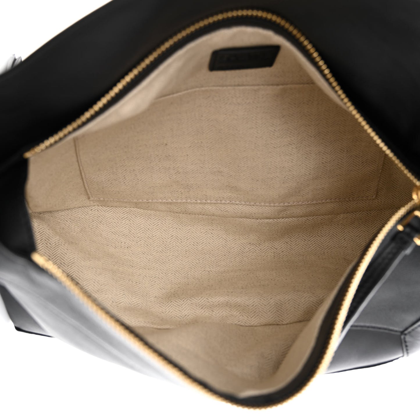 Calfskin Puzzle Hobo Black