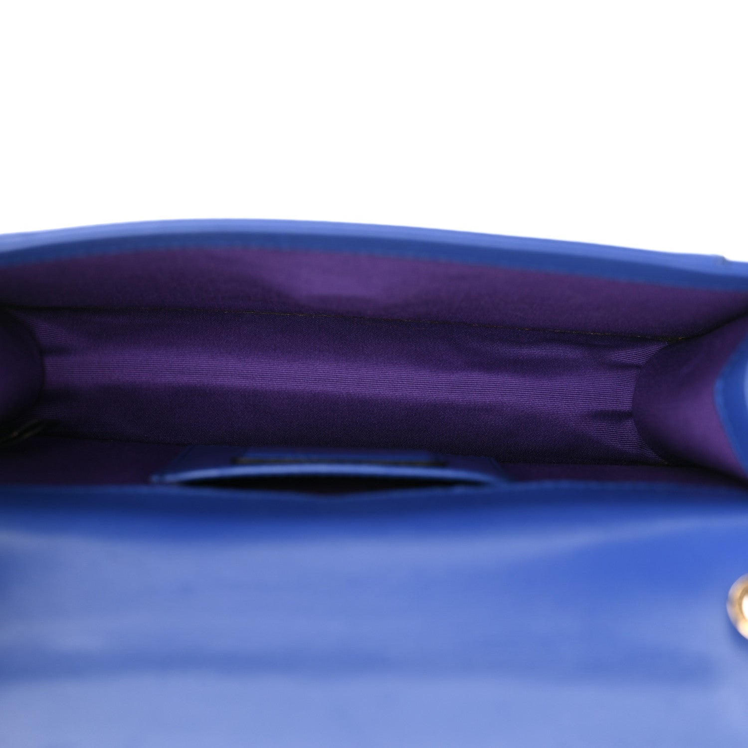 Bulgari Calfskin Serpenti Forever Crossbody Bag Blue 6 of 15