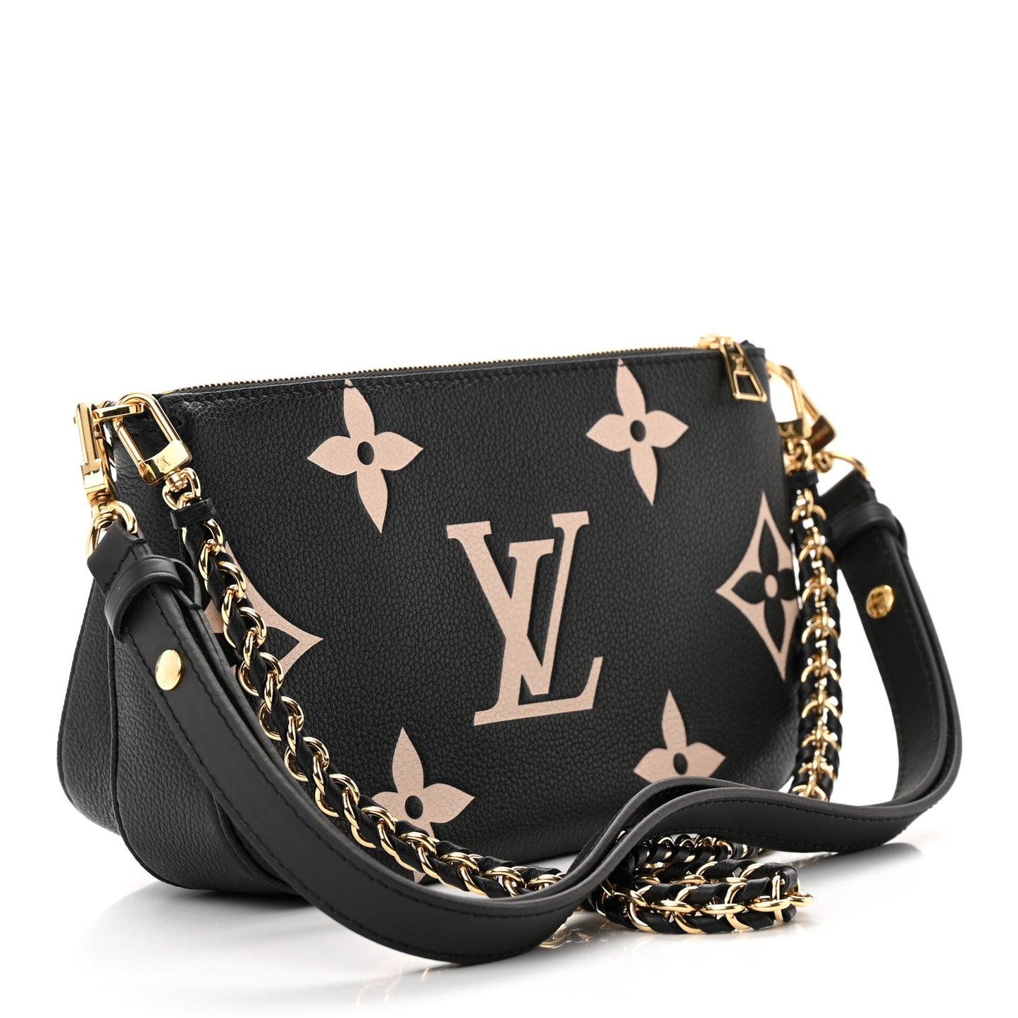 Empreinte Monogram Giant Multi Pochette Accessories Black Beige