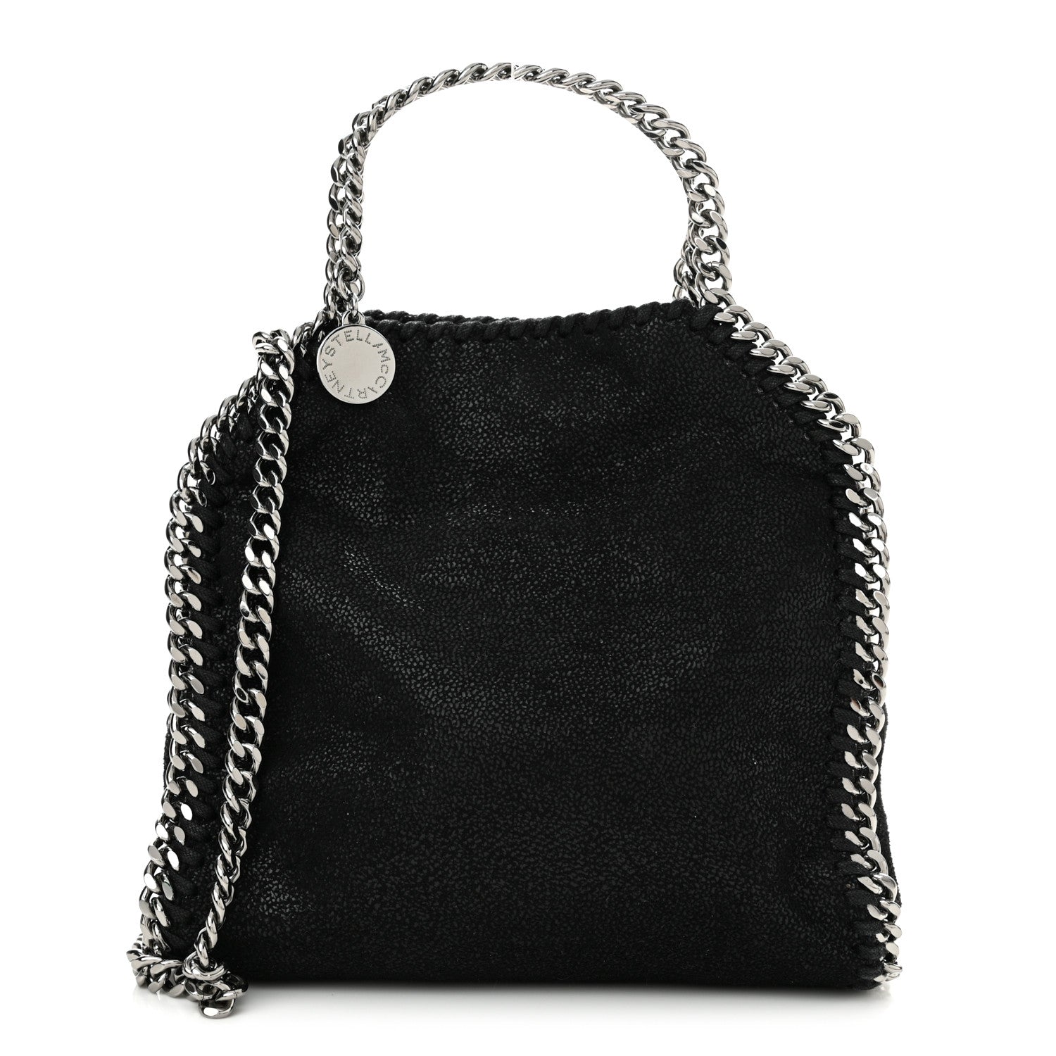Stella McCartney Shaggy Deer Tiny Falabella Tote Black 1 of 10