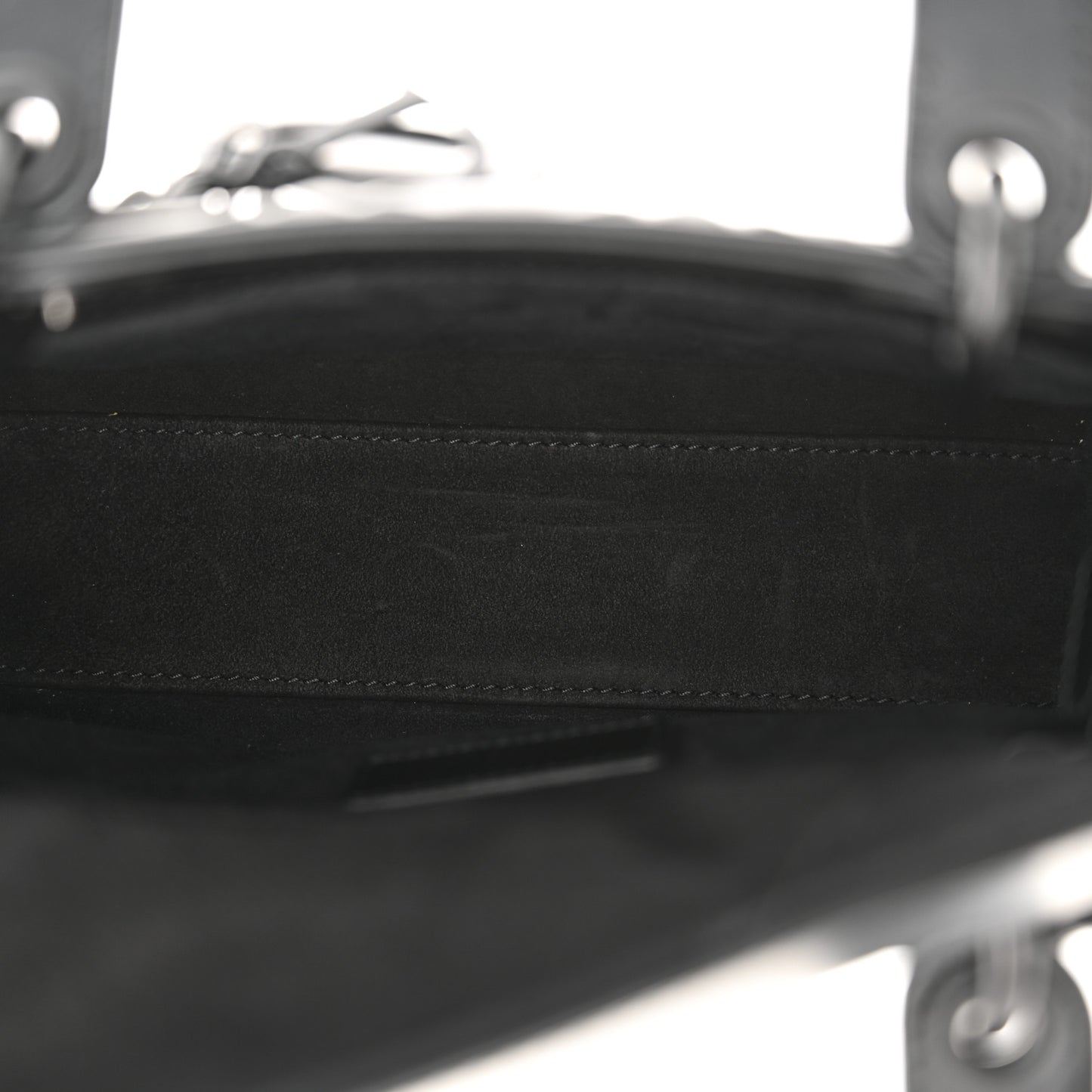 Calfskin Cannage Diamond Small My ABCDior Lady Dior Black