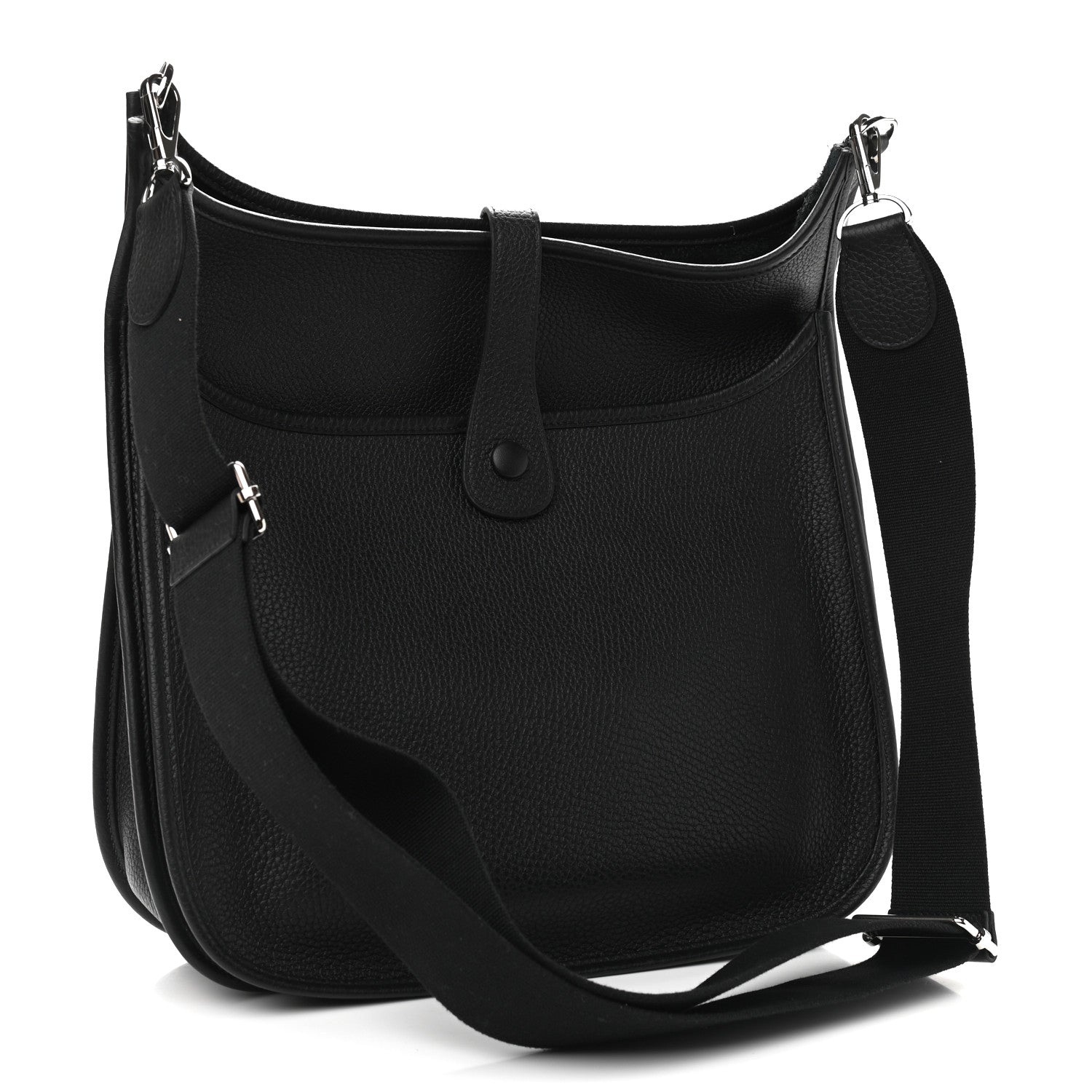 Hermes Taurillon Clemence Evelyne III GM Black 3 of 9