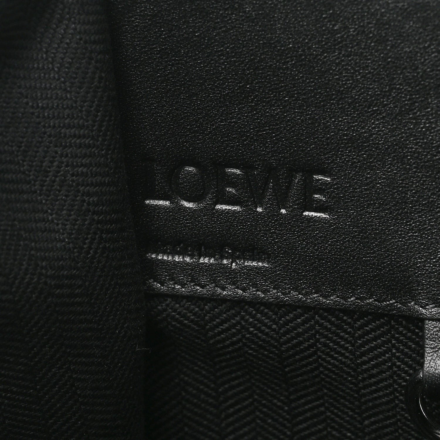 Loewe Calfskin Small Hammock Shoulder Bag Black 6 of 9
