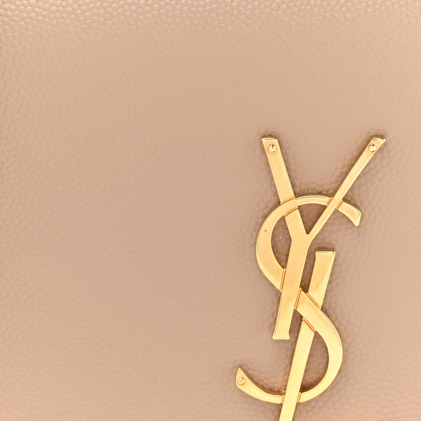 Grain De Poudre Classic Monogram Kate Tassel Chain Wallet Dark Beige