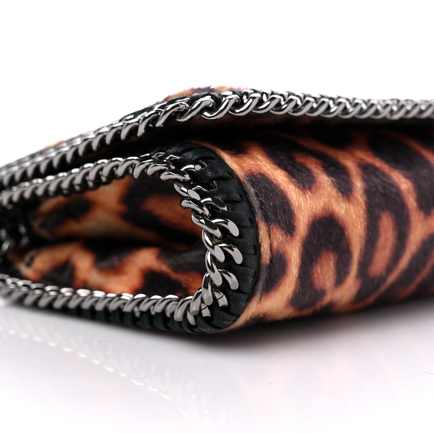 Faux Calf Hair Falabella Crossbody Bag Leopard