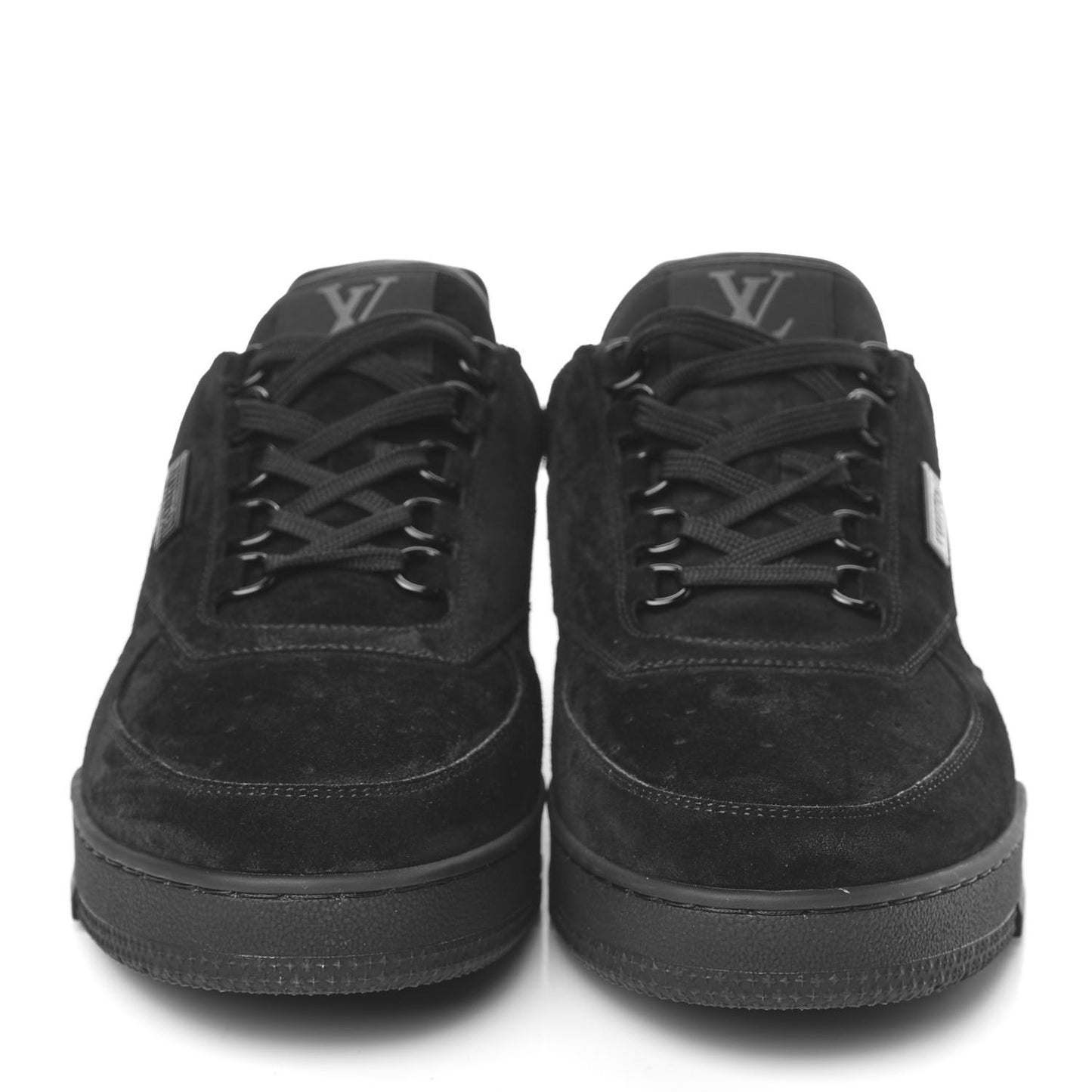 Suede Uniform Sneakers 9.5 Black