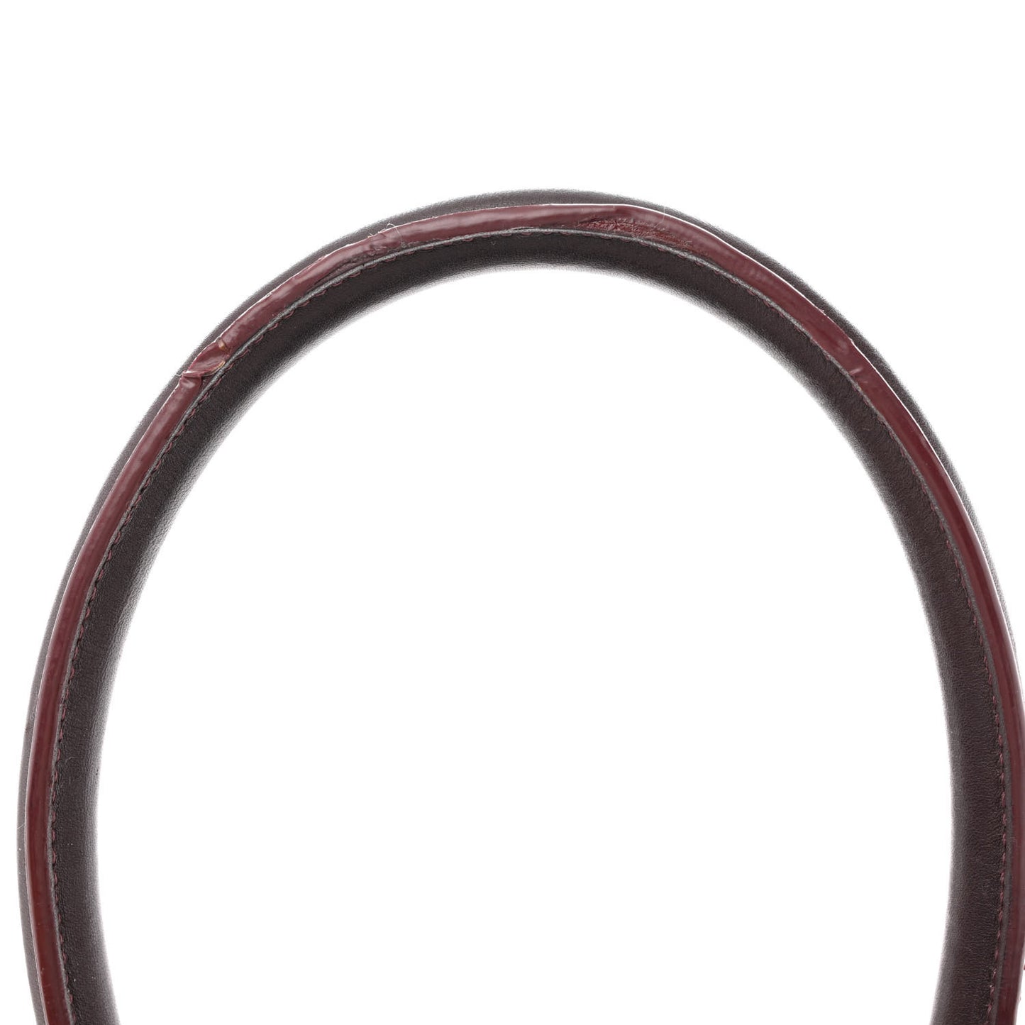 Smooth Calfskin Micro Tri-Color Luggage Burgundy