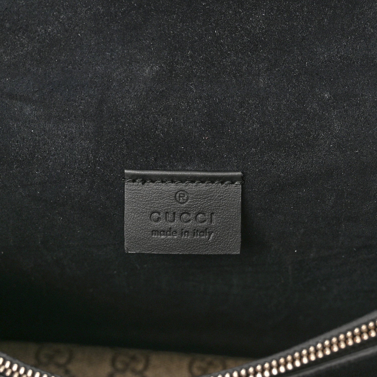 Gucci GG Supreme Monogram Medium Dionysus Shoulder Bag Black 6 of 11