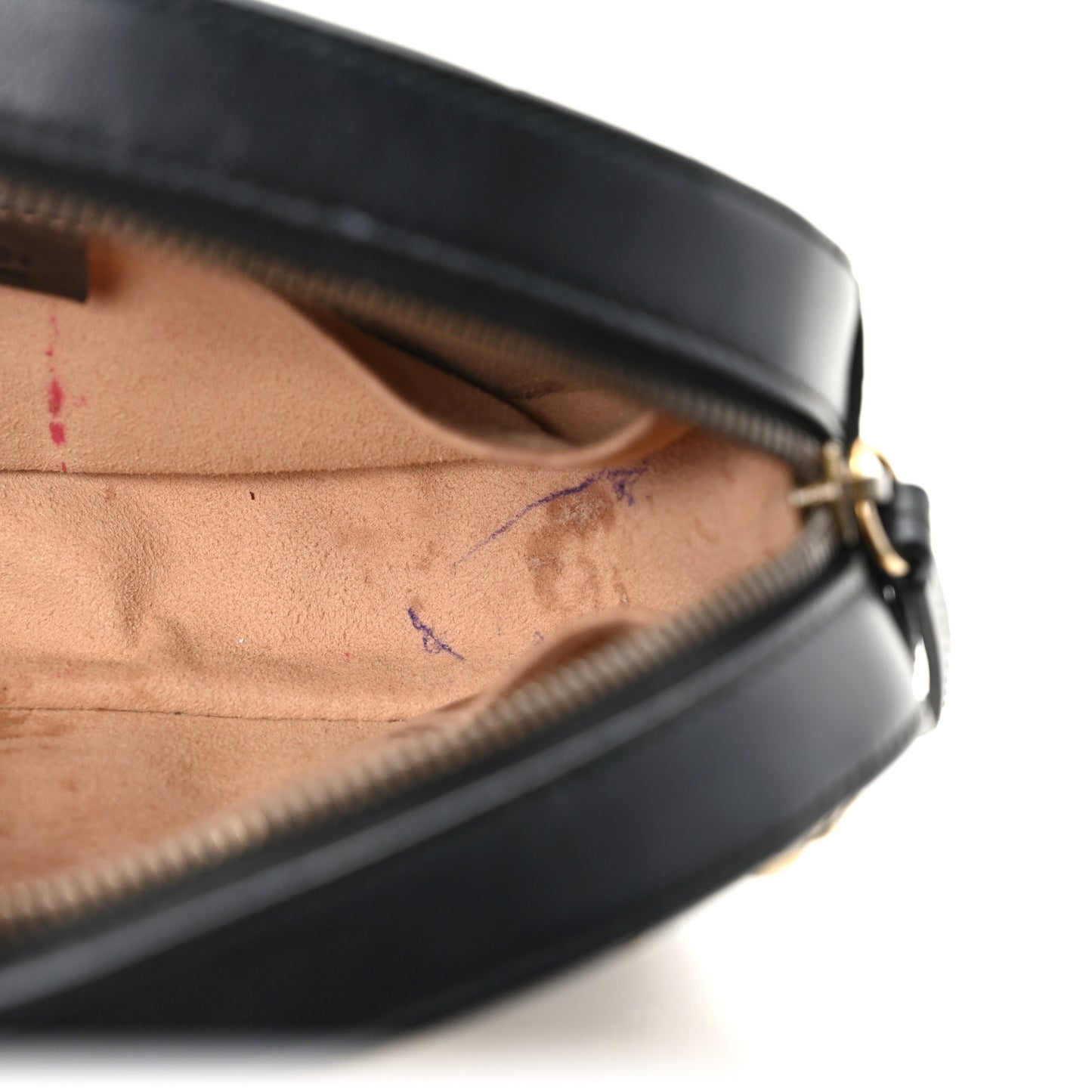 Calfskin Matelasse Animal Studs GG Marmont Belt Bag 95 34 85/34 Black
