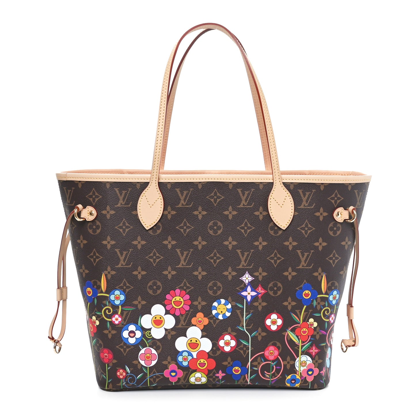 LV X TM Monogram Flowers Neverfull MM