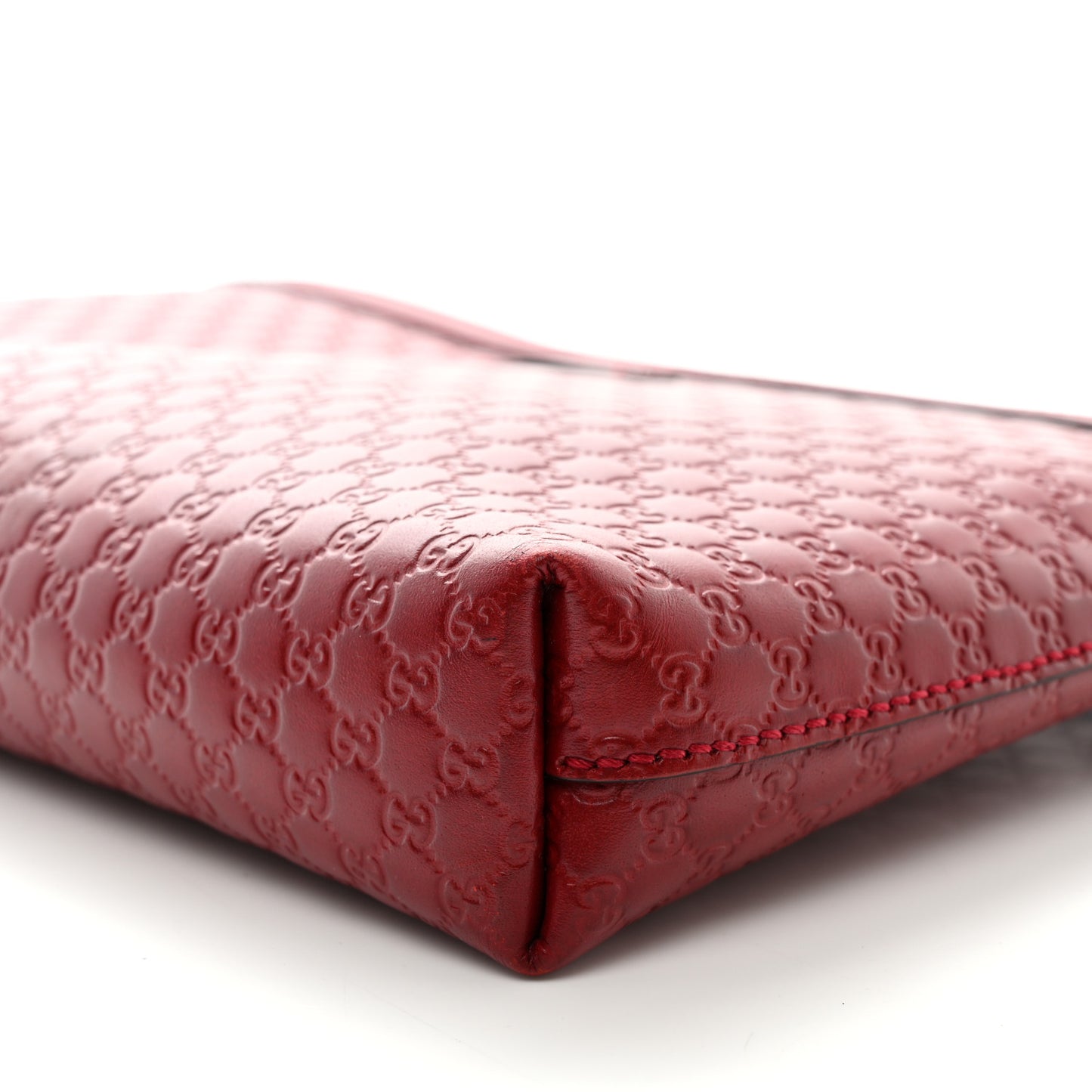 Microguccissima Flat Crossbody Red