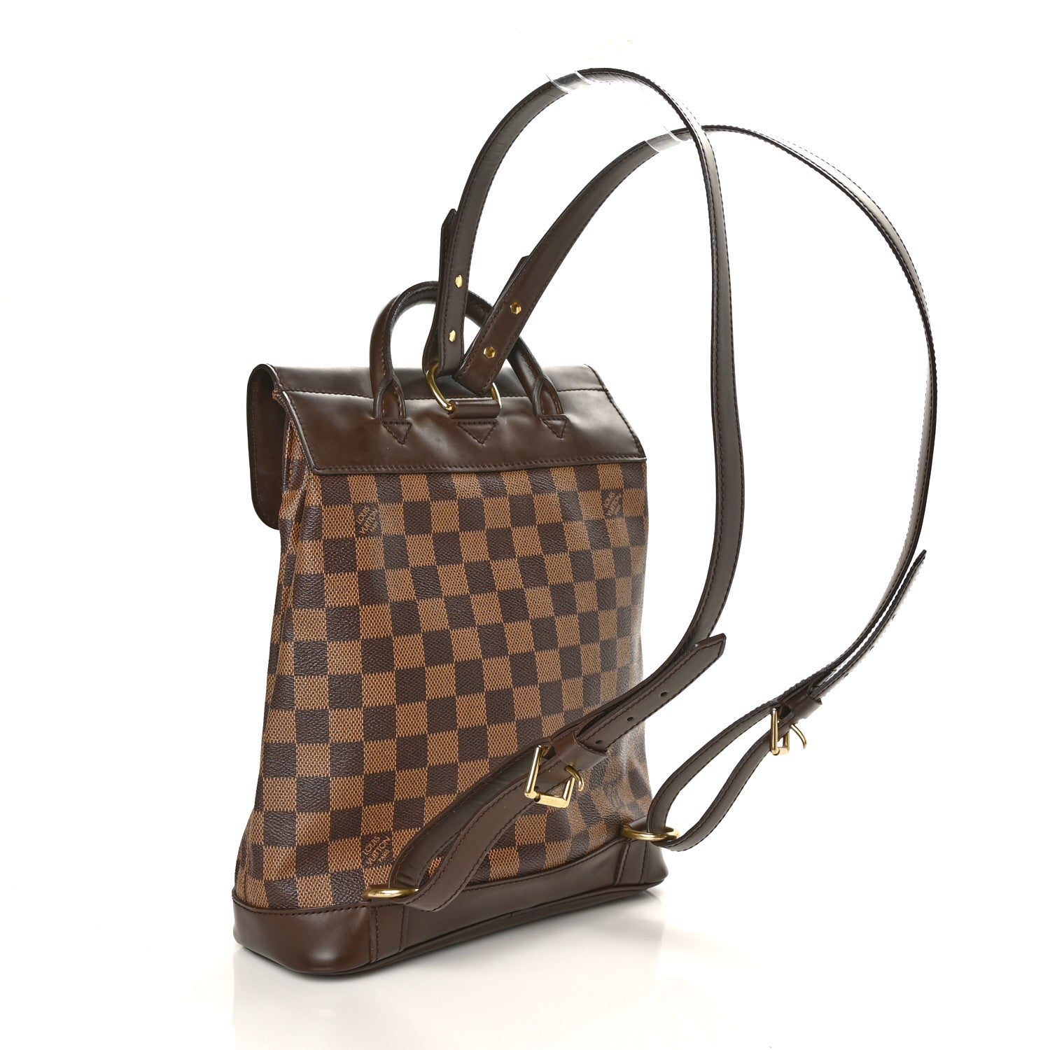 Louis Vuitton Damier Ebene Soho Backpack 3 of 6