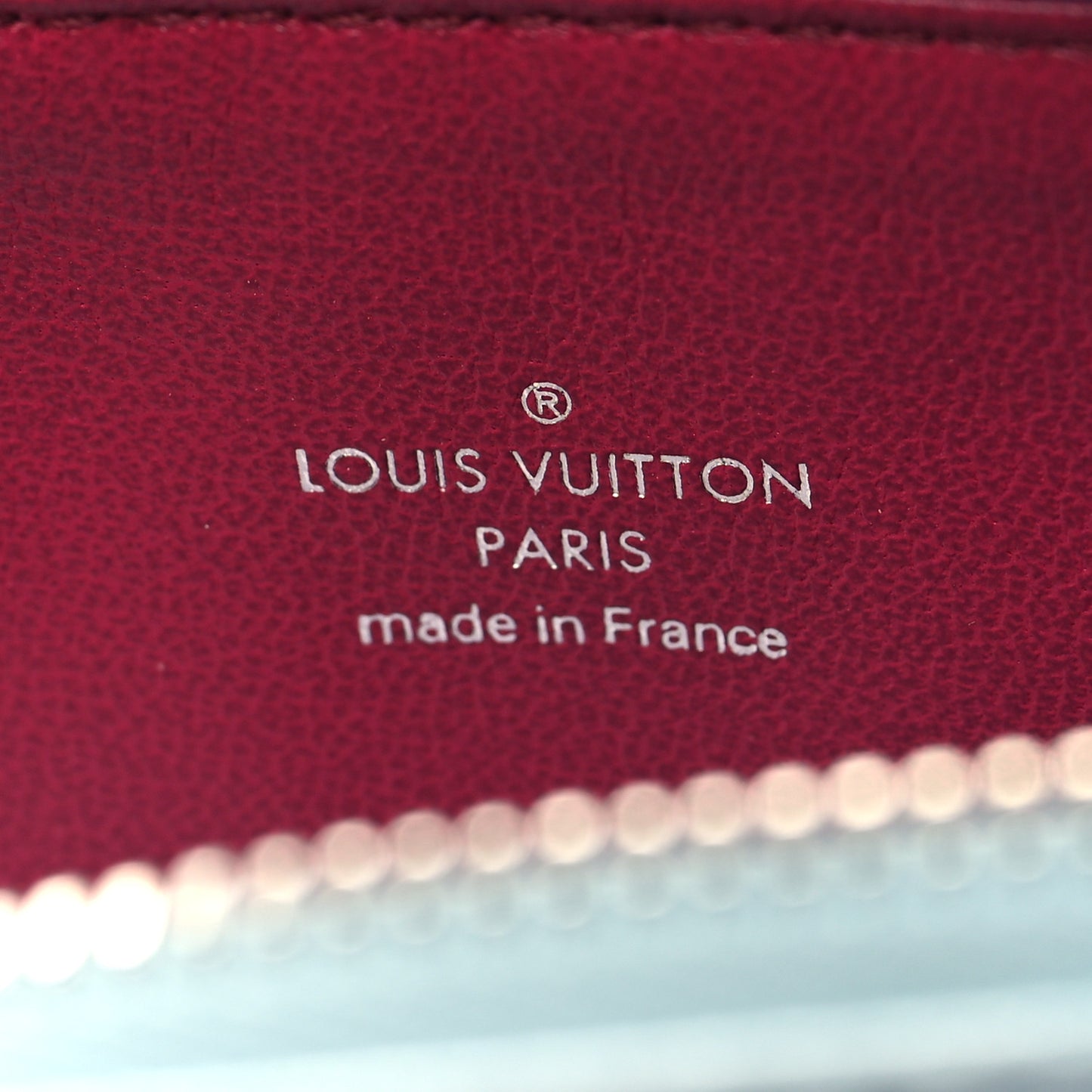 Lambskin Embossed Monogram Coussin PM Bleu