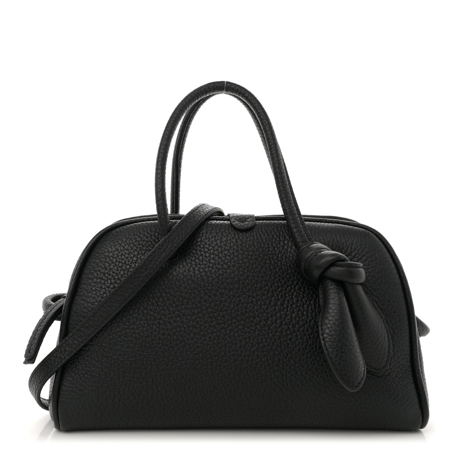 Jacquemus Grained Calfskin Le Petit Turismo Black 1 of 9