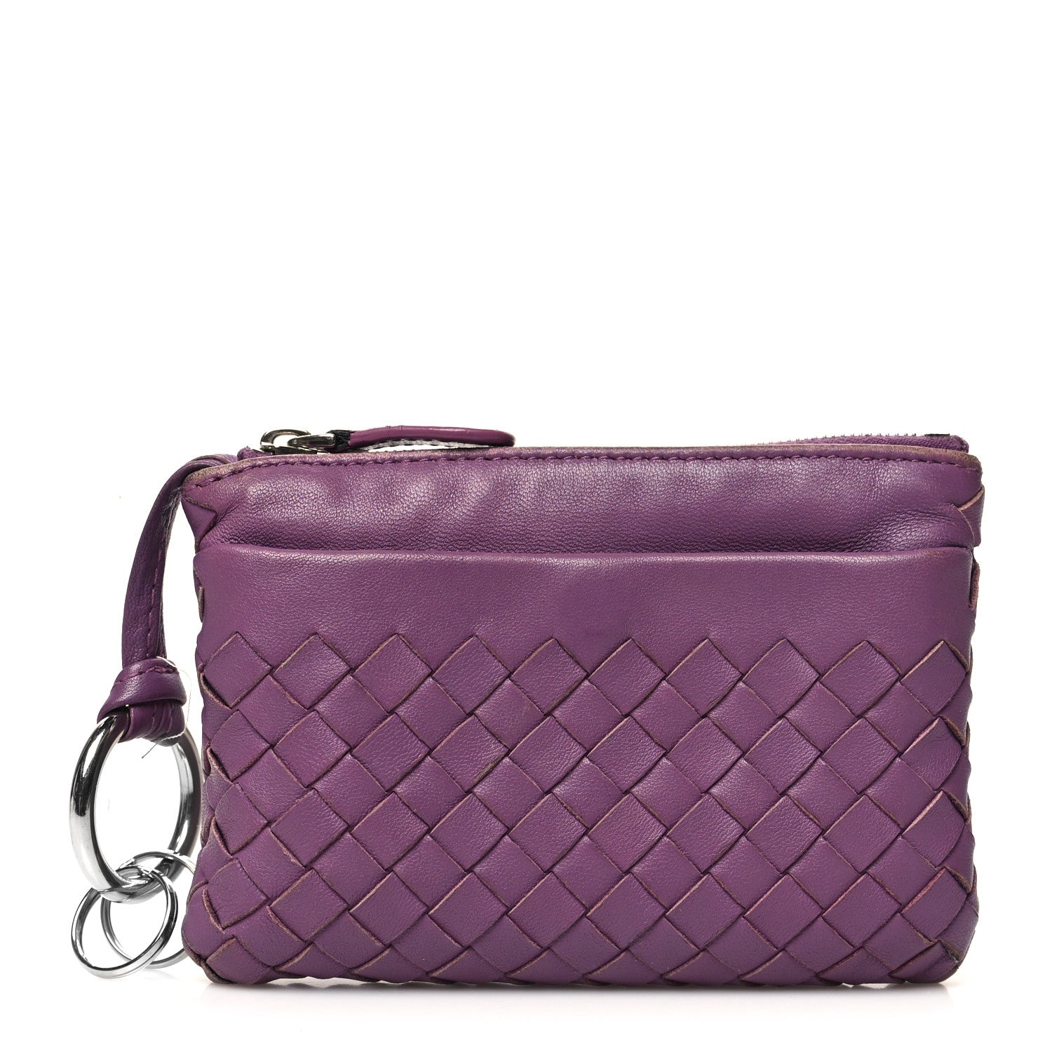 Bottega Veneta Nappa Intrecciato Key Case Byzantine 1171145
