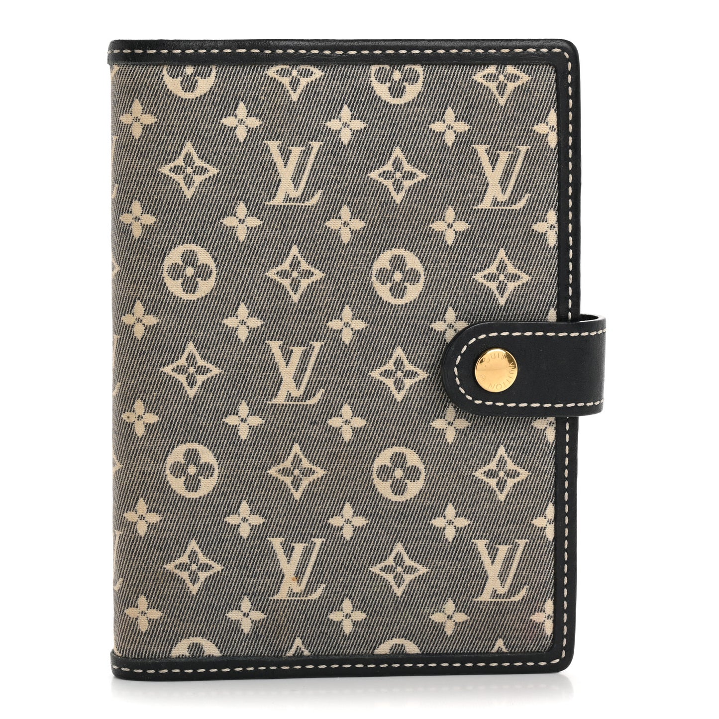 Mini Monogram Small Ring Agenda Cover Blue