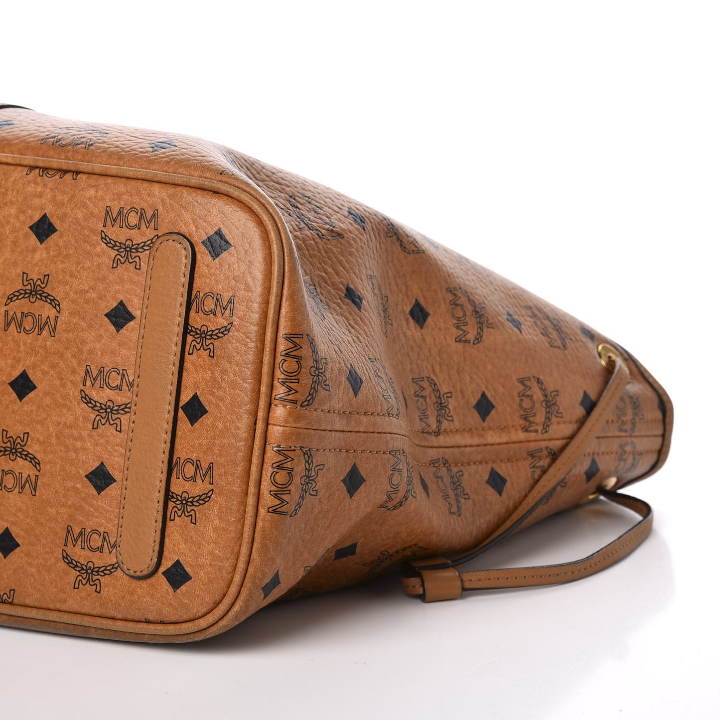 Visetos Medium Liz Reversible Shopper Tote Cognac