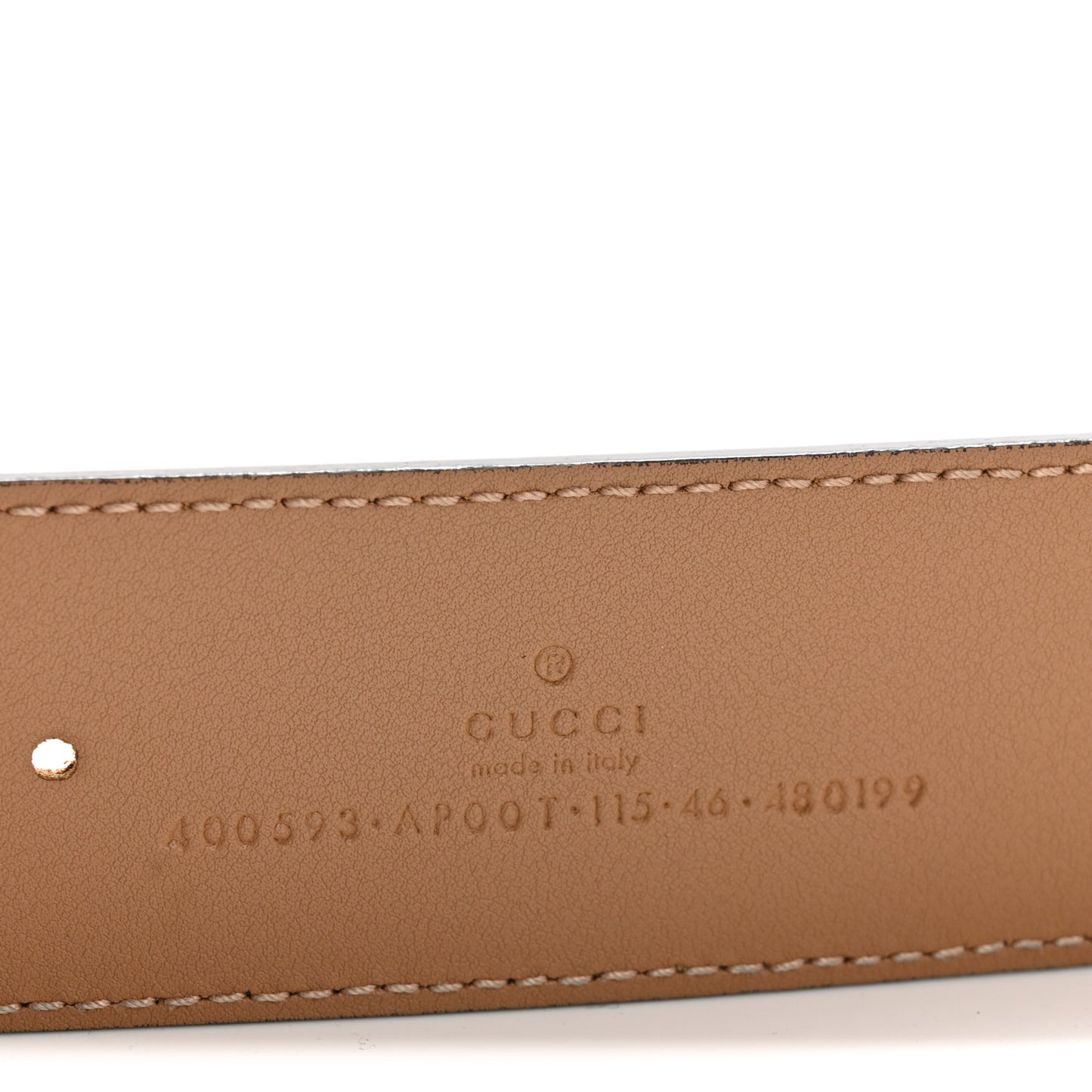 Calfskin Double G 40mm Belt 115 46 Tan