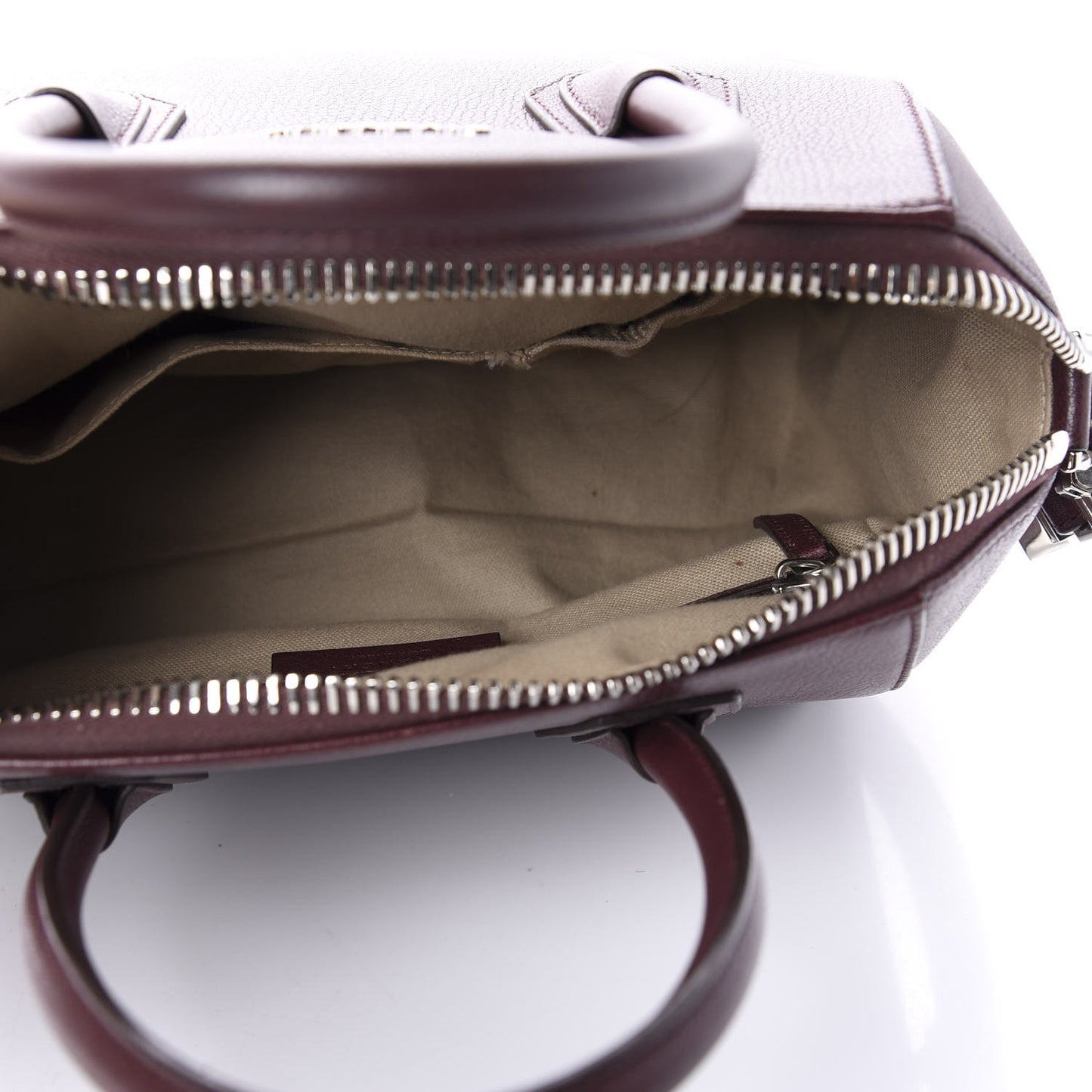 Sugar Goatskin Small Antigona Oxblood