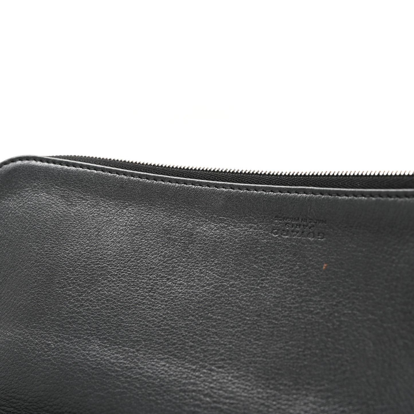 Goyardine Sainte Marie Soft Clutch Black