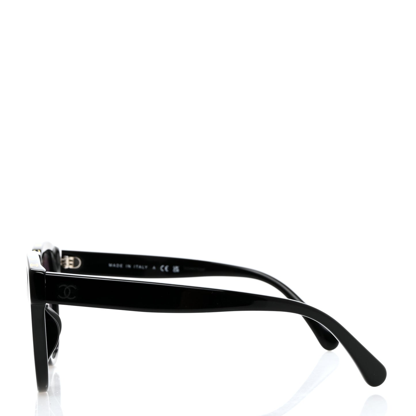 Acetate CC Butterfly Sunglasses 5414-A Black