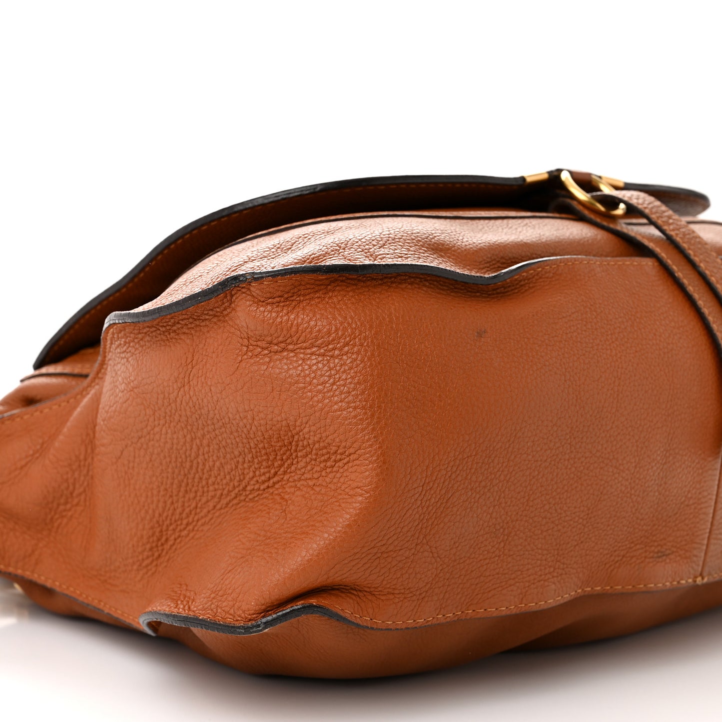 Calfskin Large Marcie Satchel Tan