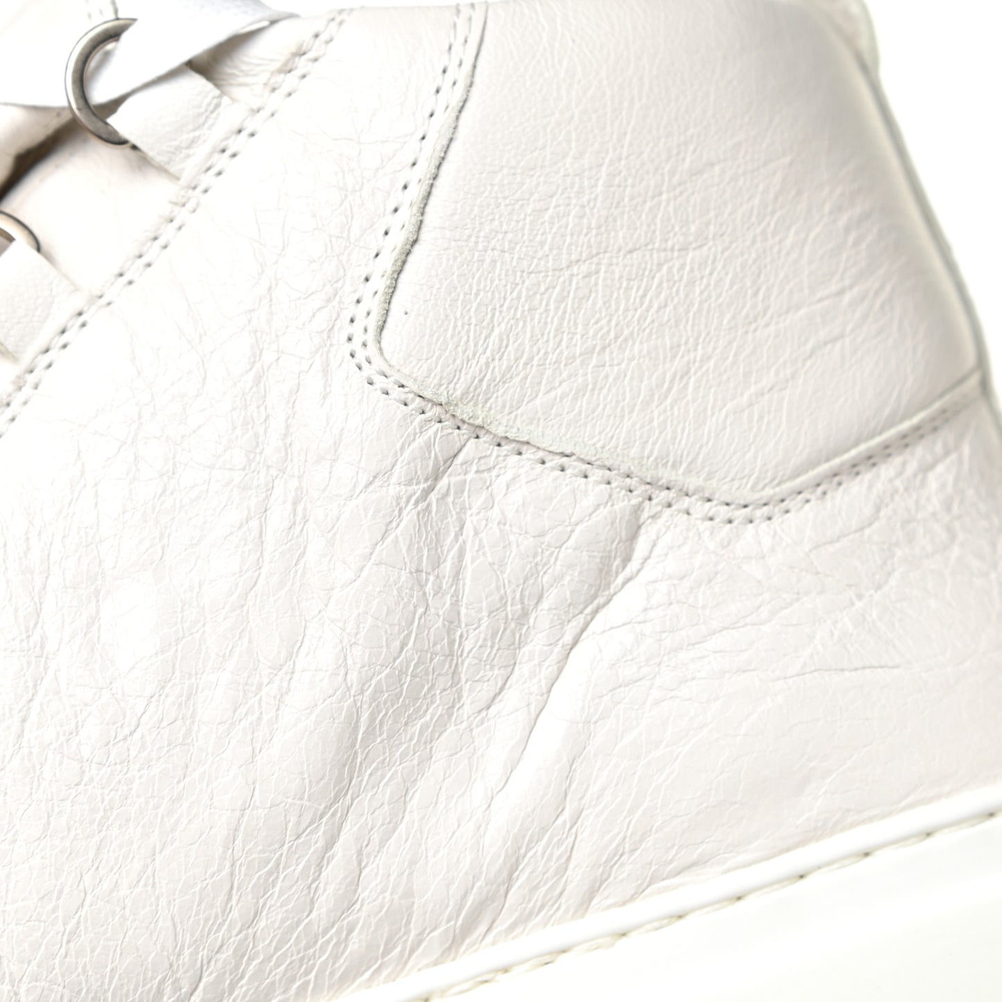 Agneau Arena Opaque Mens High Top Sneakers 43 Extra White
