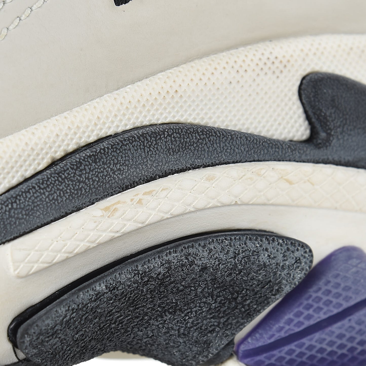 Fabric Mesh Mens Triple S Sneakers 41 White Blue Violet