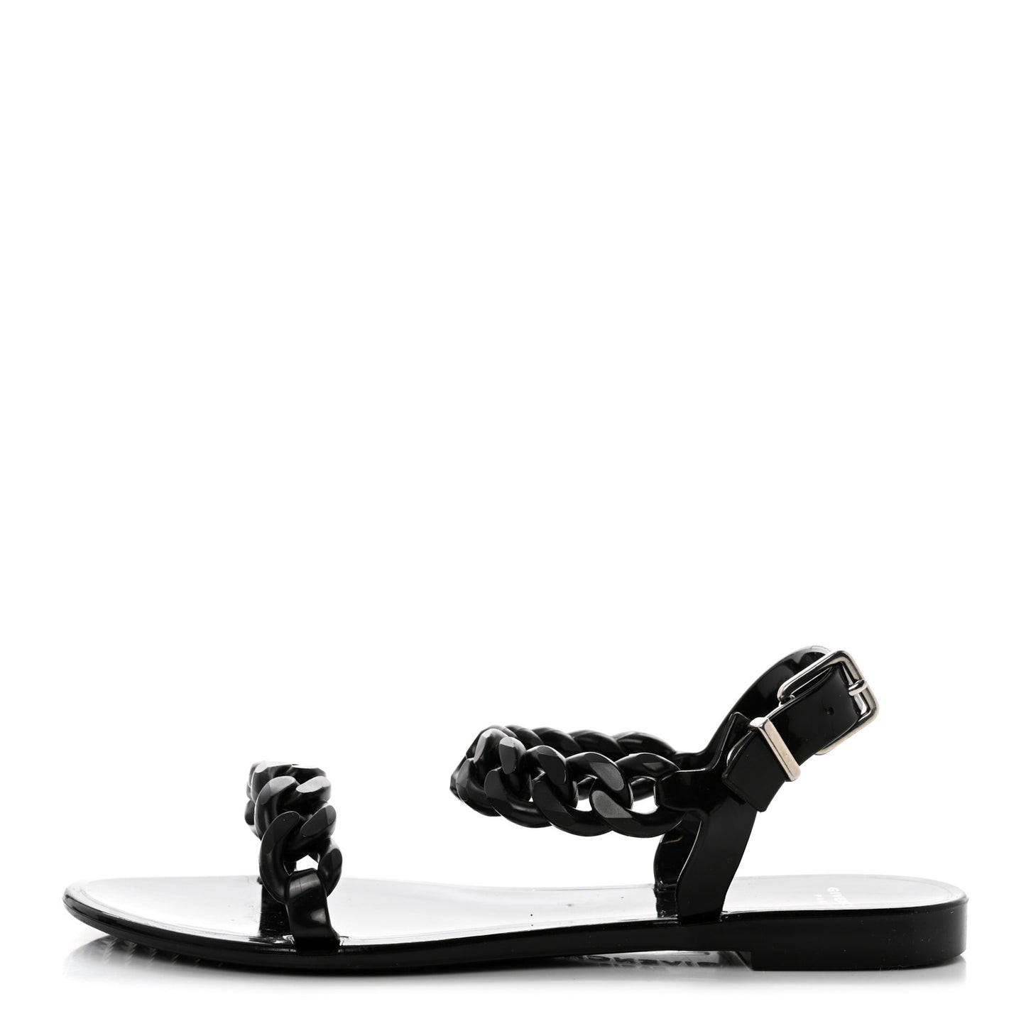 Jelly Chain Nea Sandal Flats 37 Black