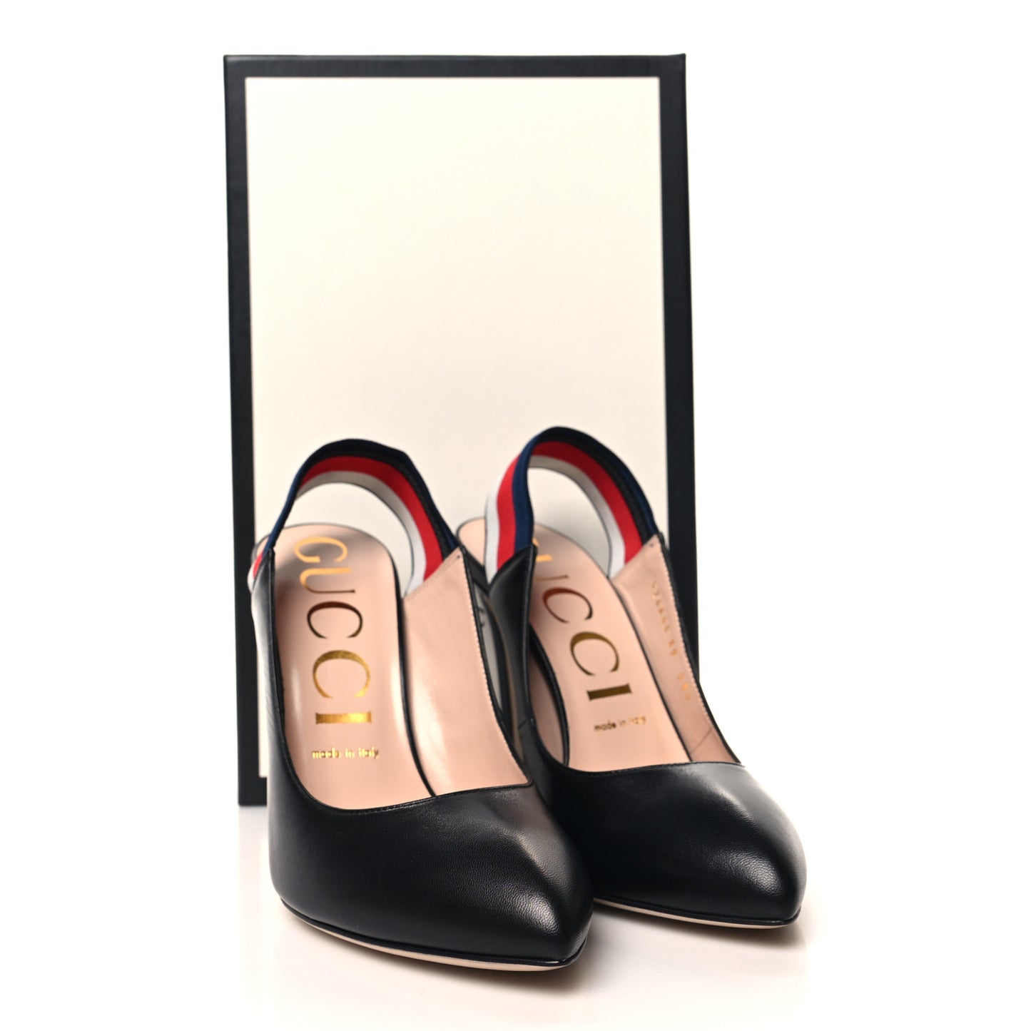 Malaga Kid Web Sylvie High Heel Slingback Pumps 39 Black