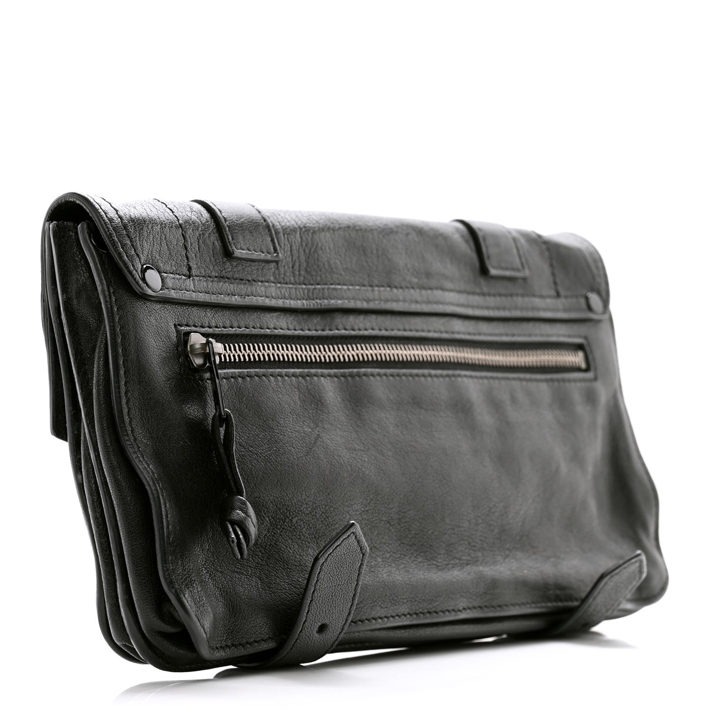 Lambskin PS1 Pochette Clutch Black
