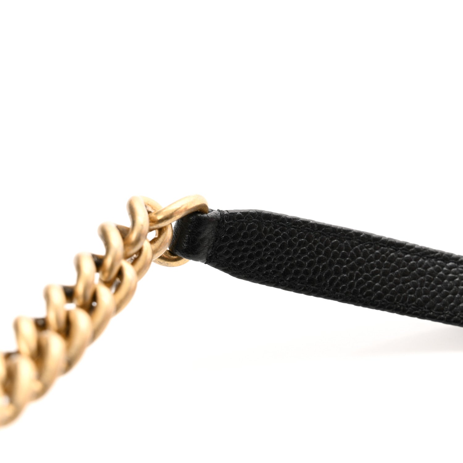 Chanel Grained Calfskin Stitched Flap Black 16 of 16