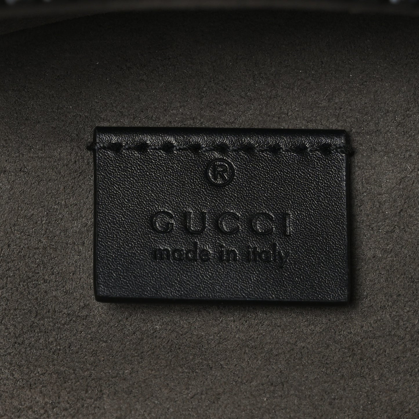 GG Supreme Monogram Medium Backpack Black