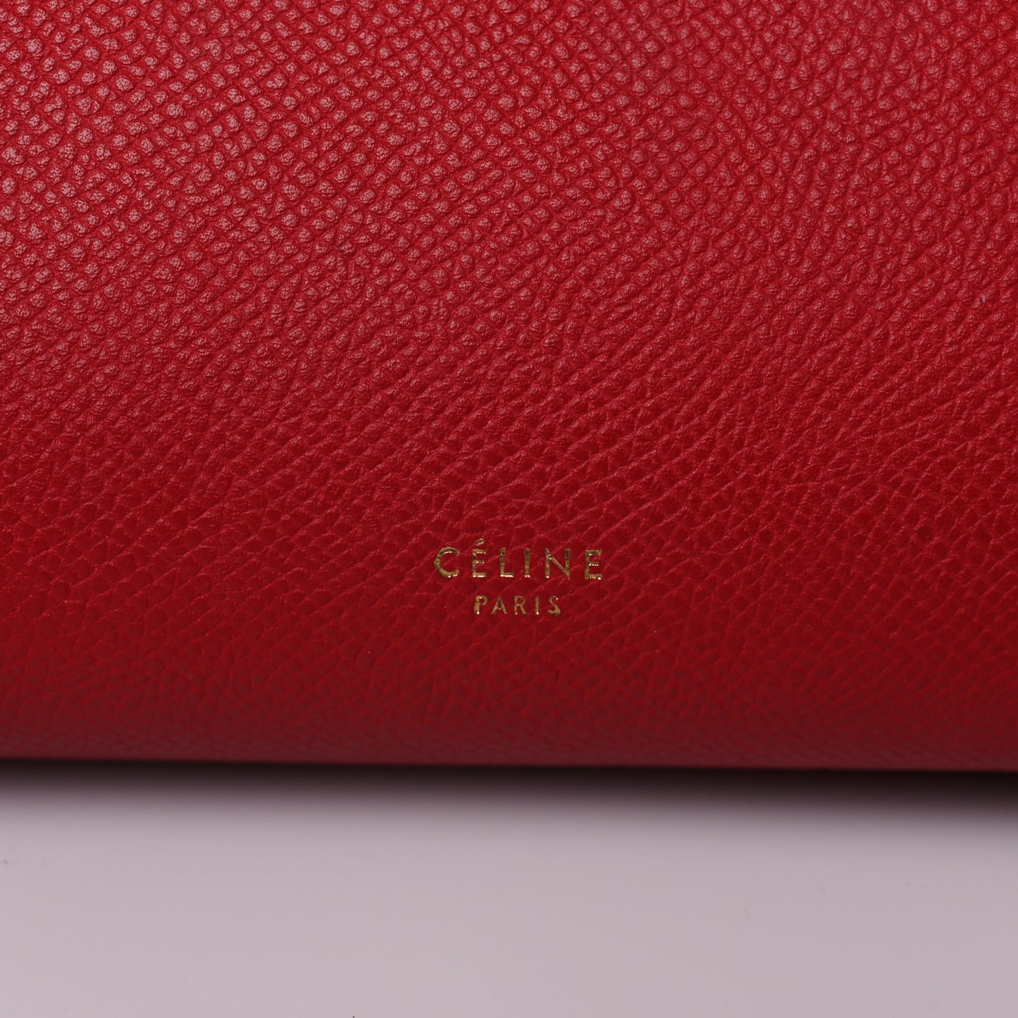 Grained Calfskin Mini Belt Bag Coquelicot