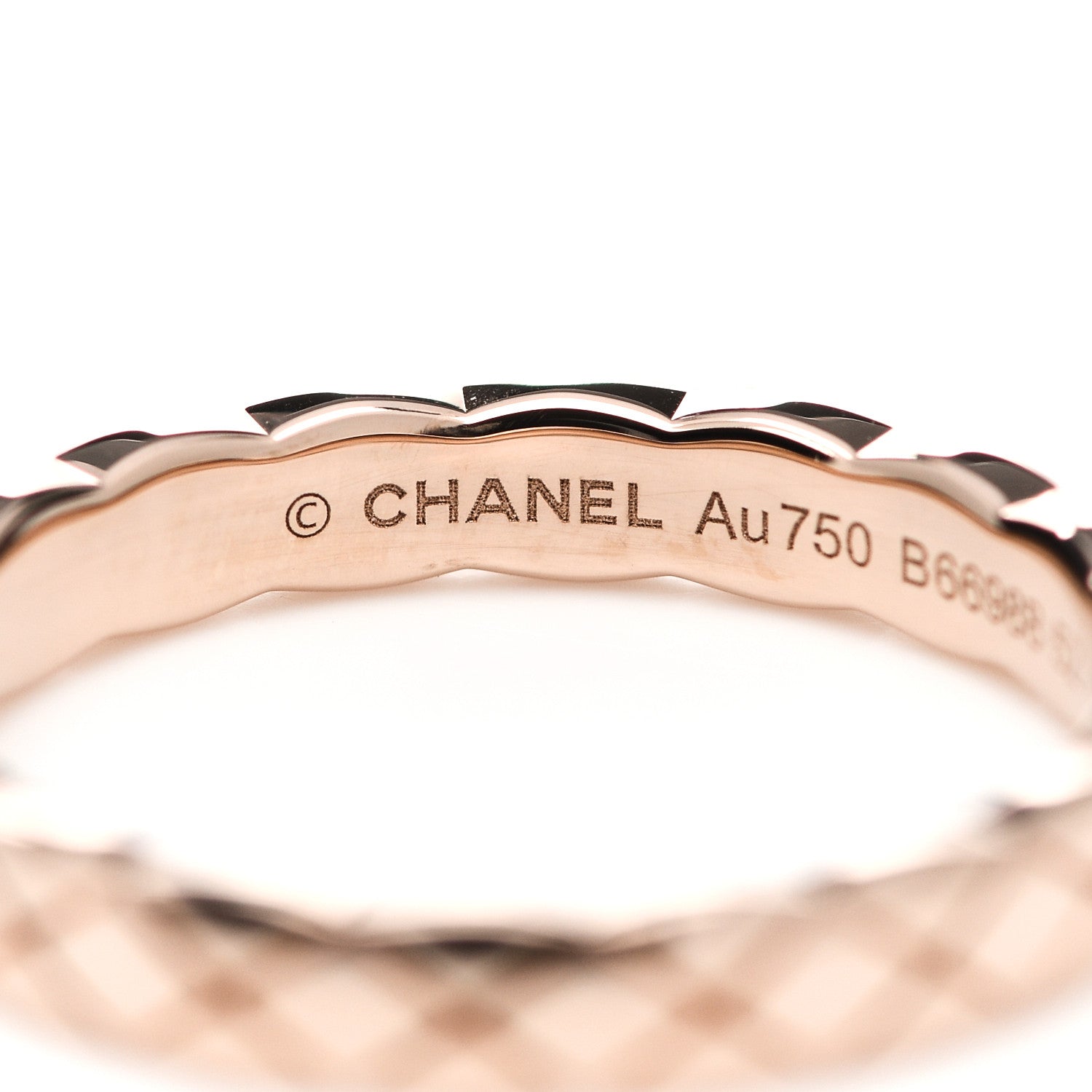 Chanel 18K Beige Gold Mini Coco Crush Ring 52 6 4 of 6
