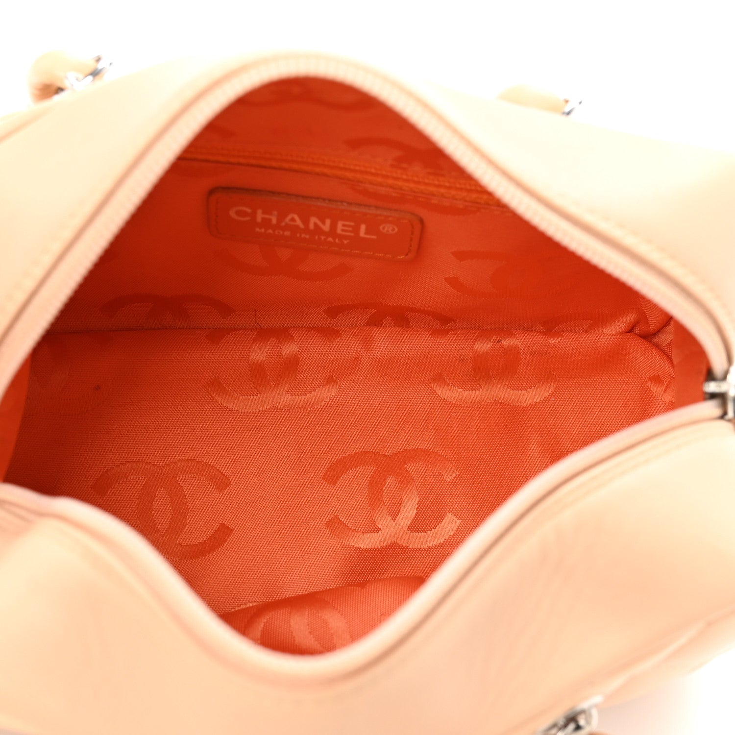 Chanel Calfskin Quilted Small Cambon Bowler Beige 5 of 12